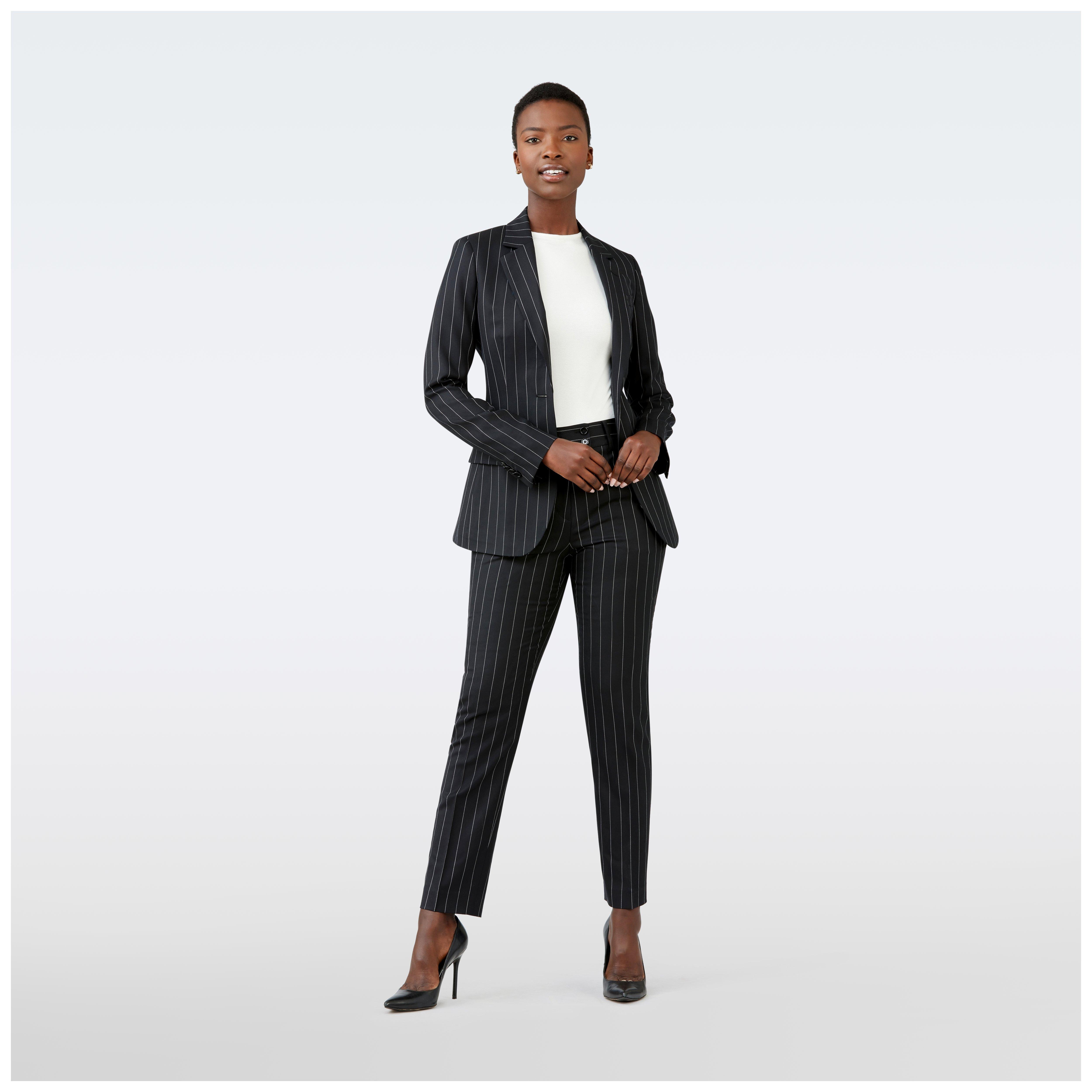 Black Statement Blazer with Draped Sleeves
