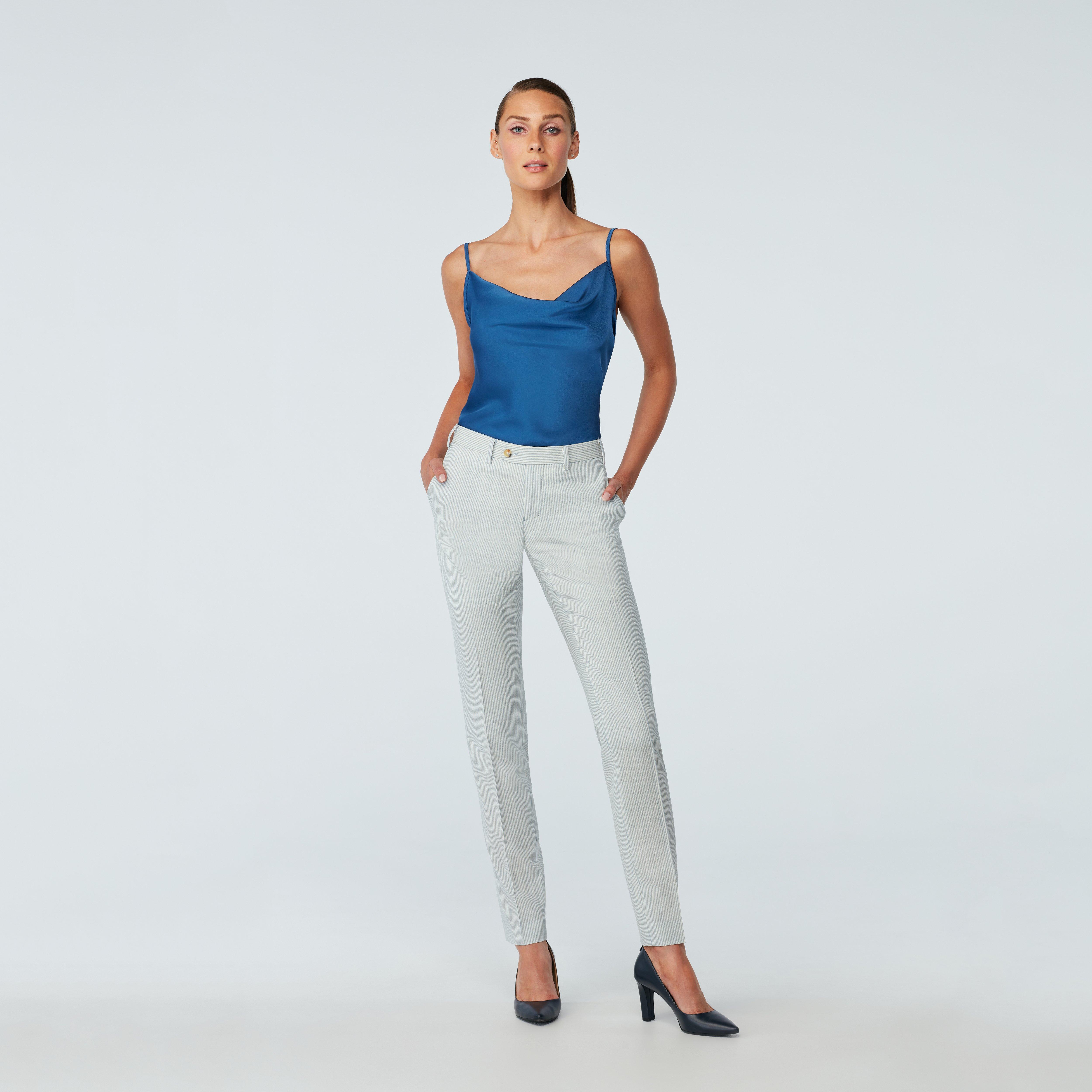 Printed Pants PRE-ORDER - Hues of Blue main image 1