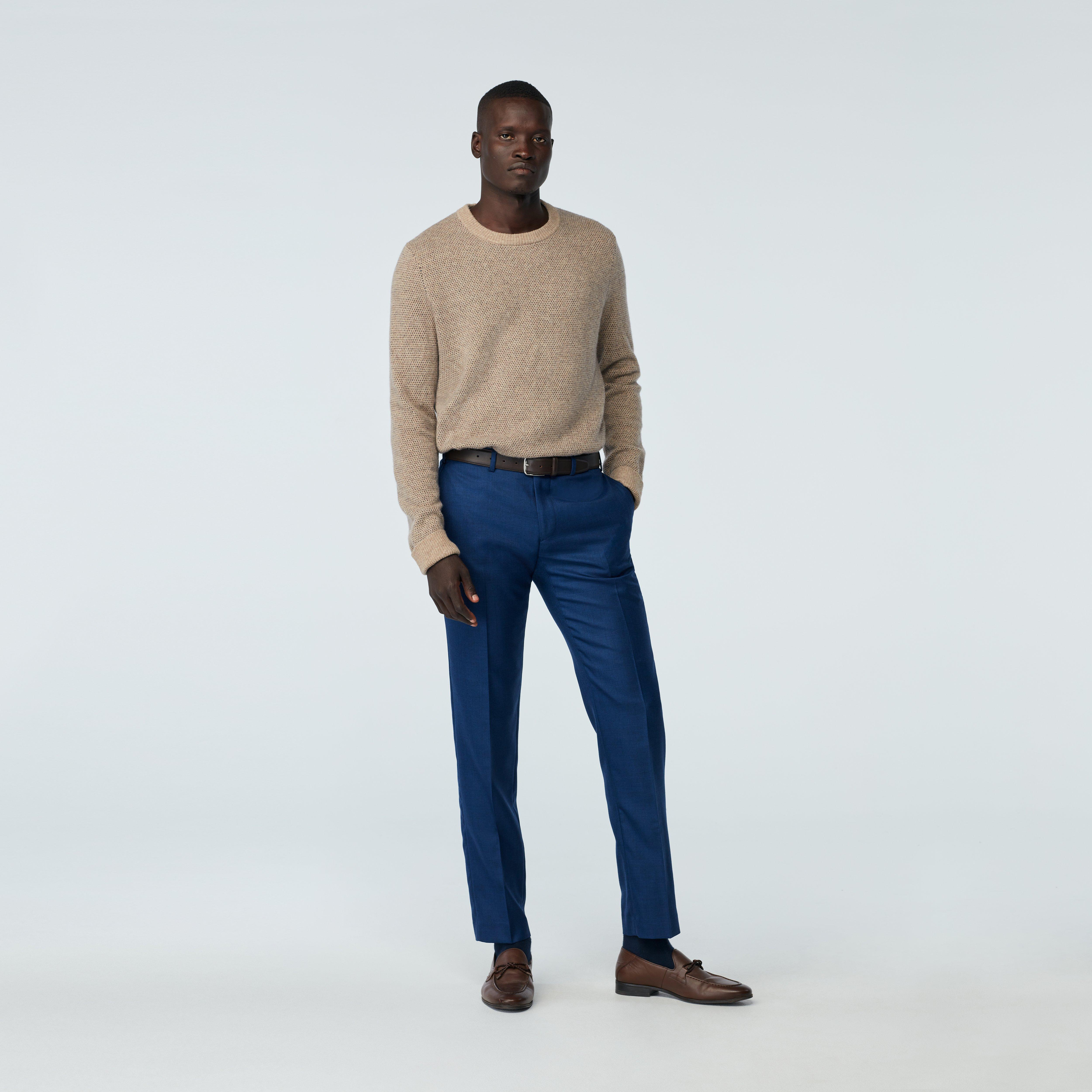 Custom Pants Made For You Durham Navy Pants INDOCHINO