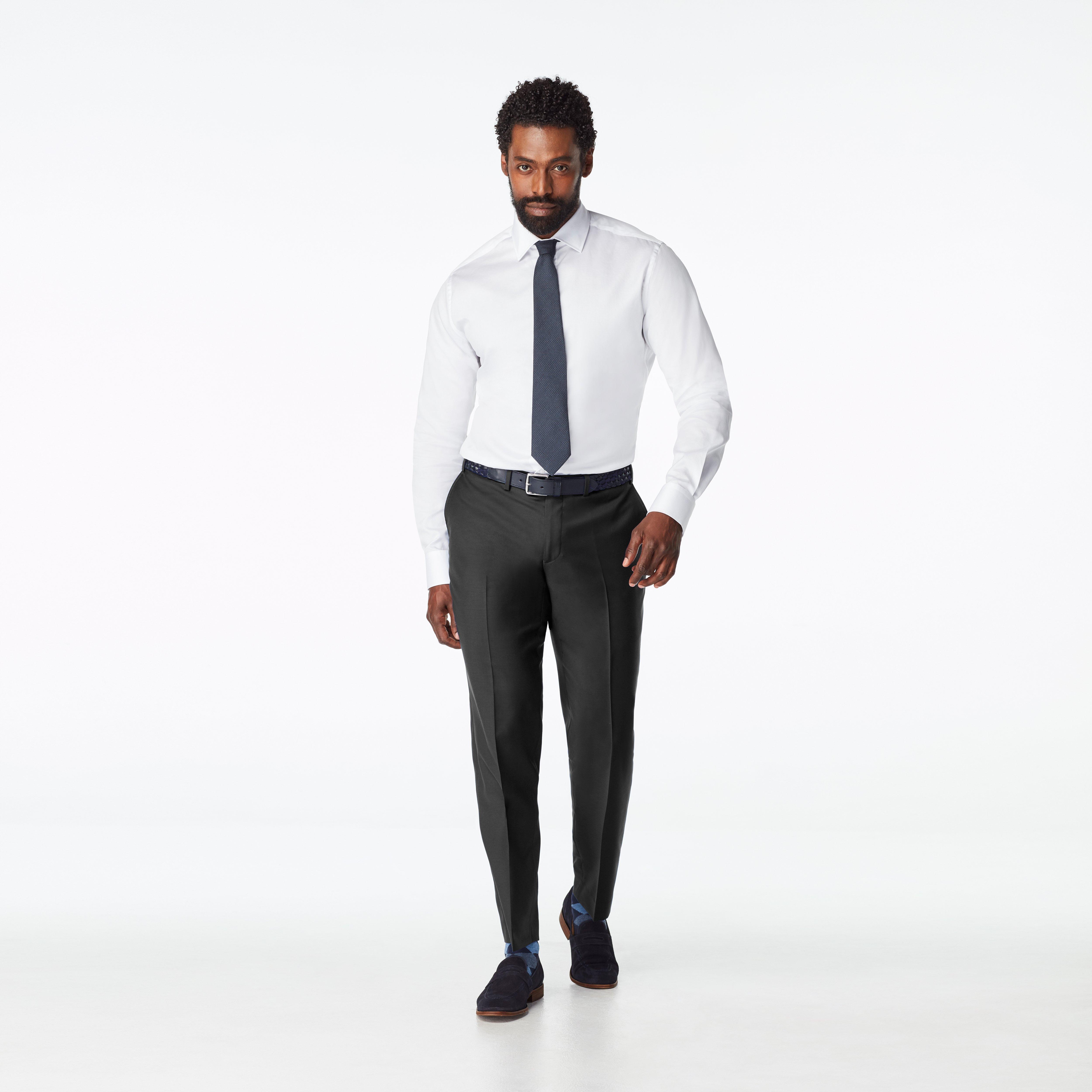 Men's Custom Pants Hexham Black Pants INDOCHINO