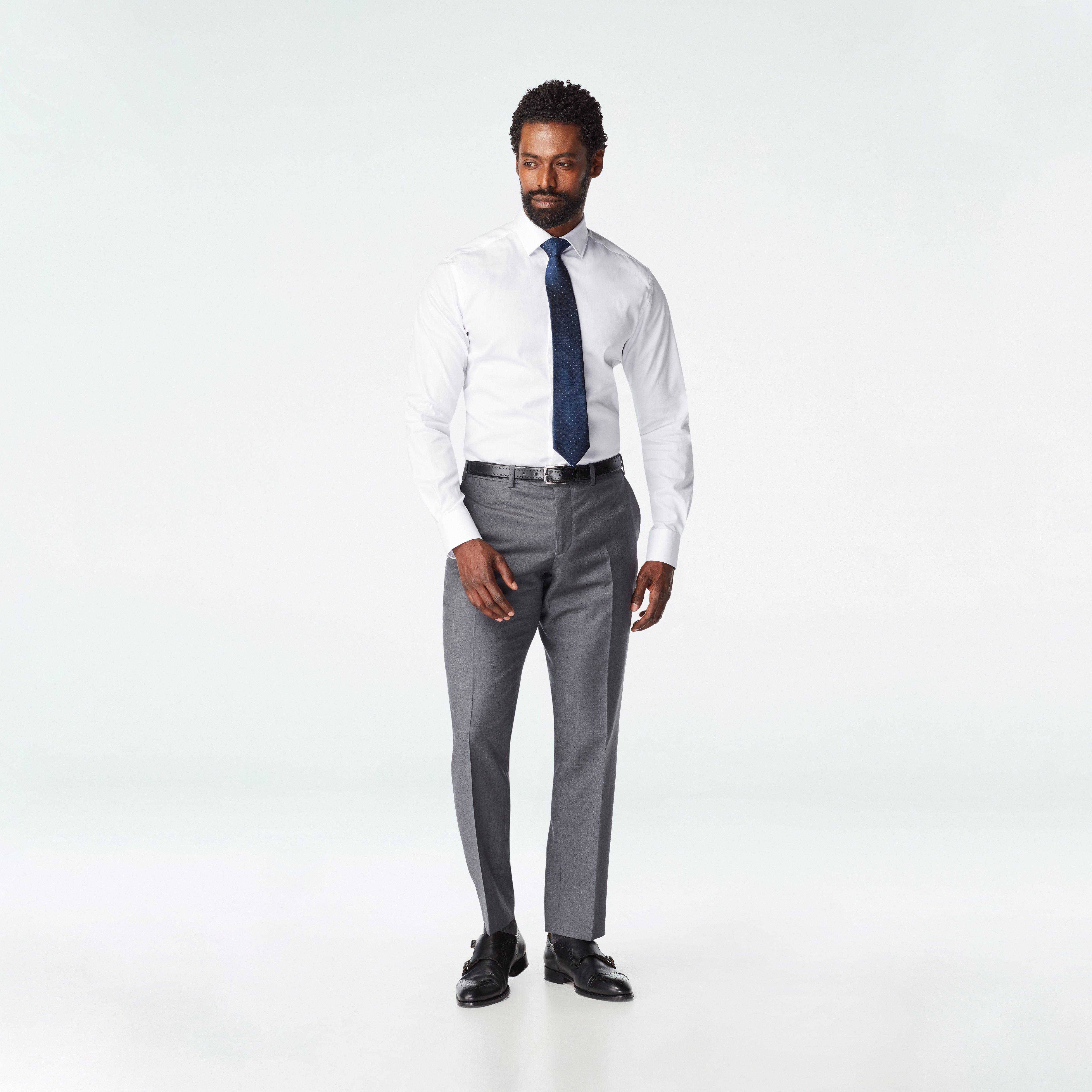 Men's Custom Pants - Hexham Gray Pants | INDOCHINO