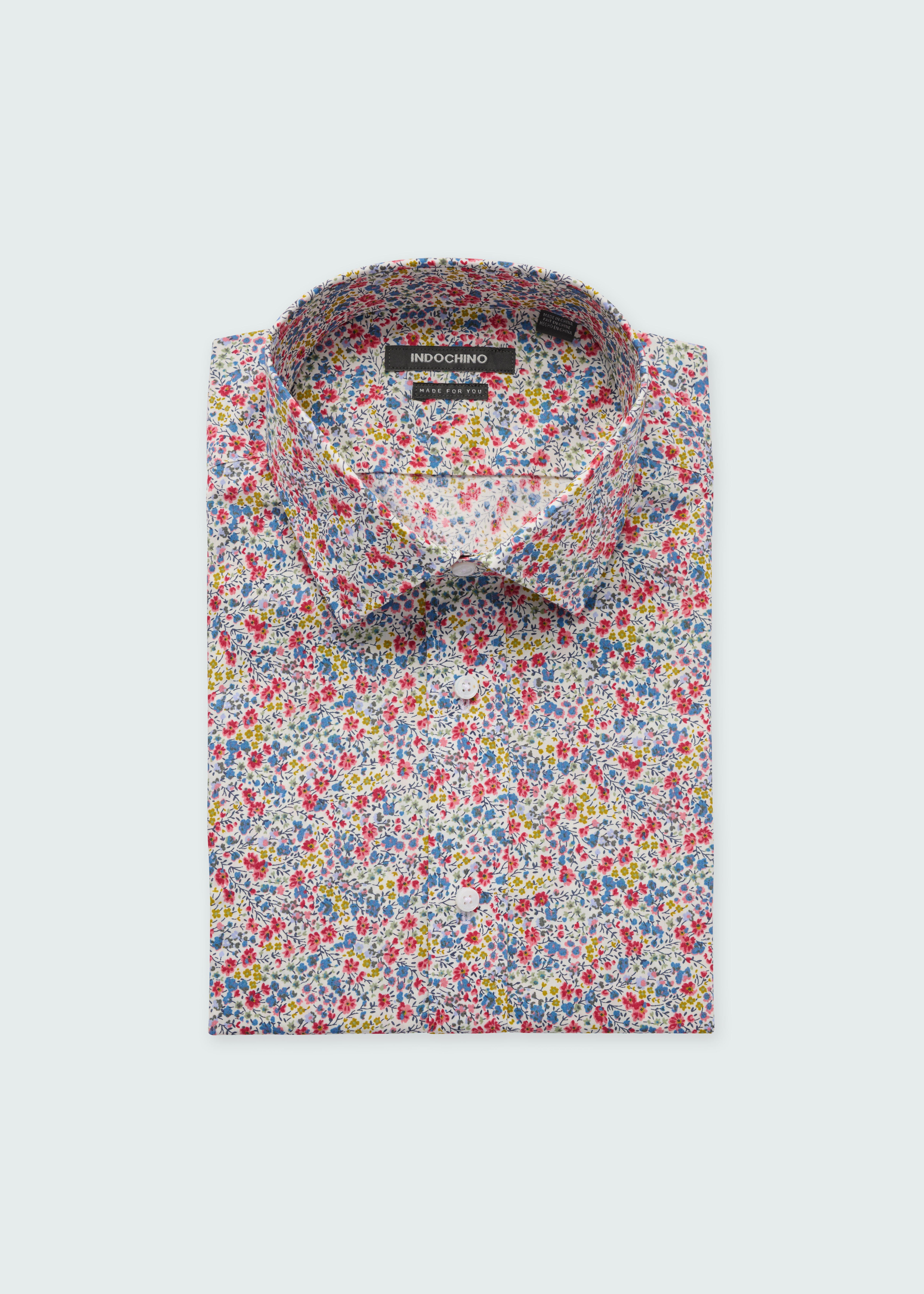 mens colorful dress shirts Eight-X | Designer Stylish patchwork shirt is easy to match with dress pants Men's Basic Solid Color Button