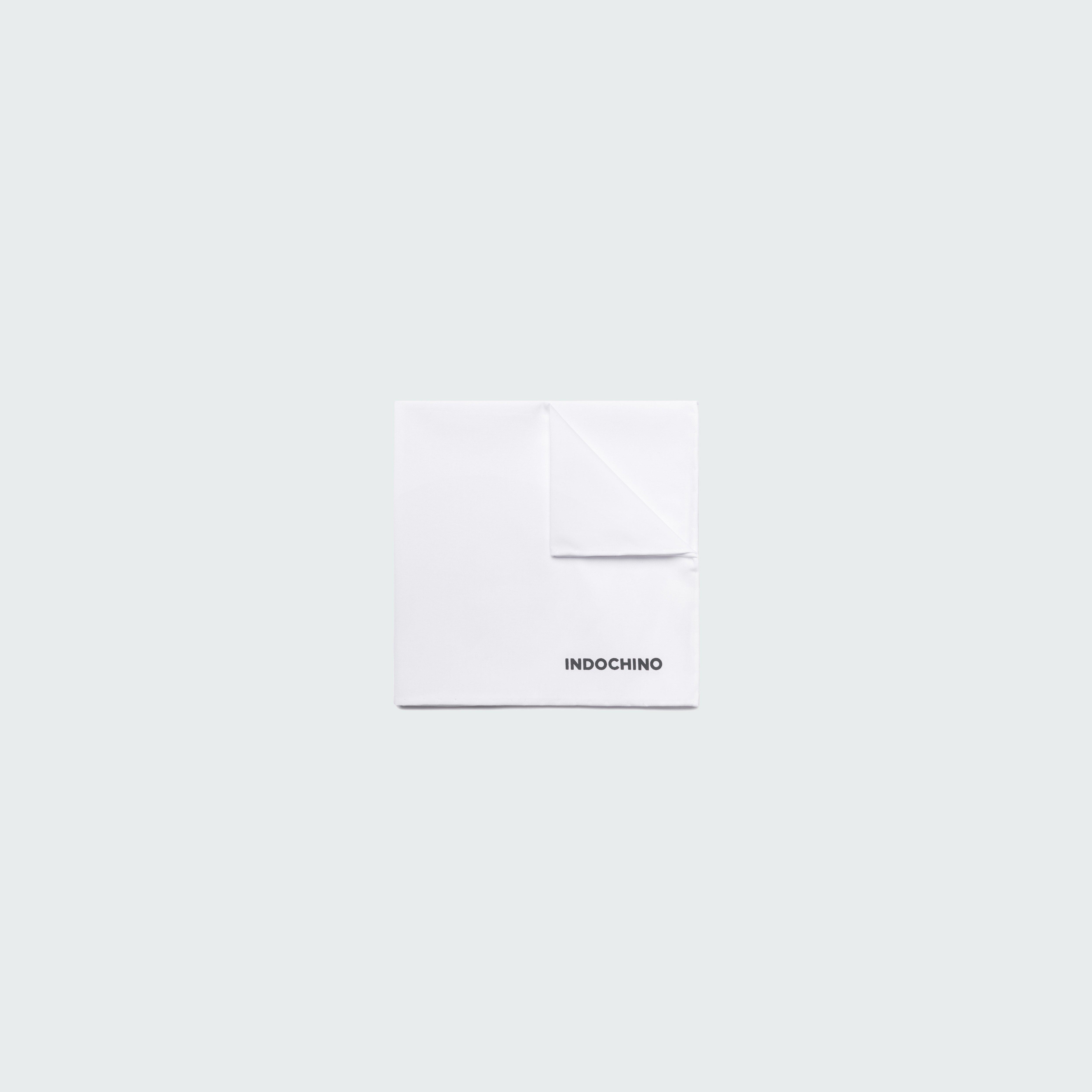 White Cotton Pocket Square | INDOCHINO Accessories