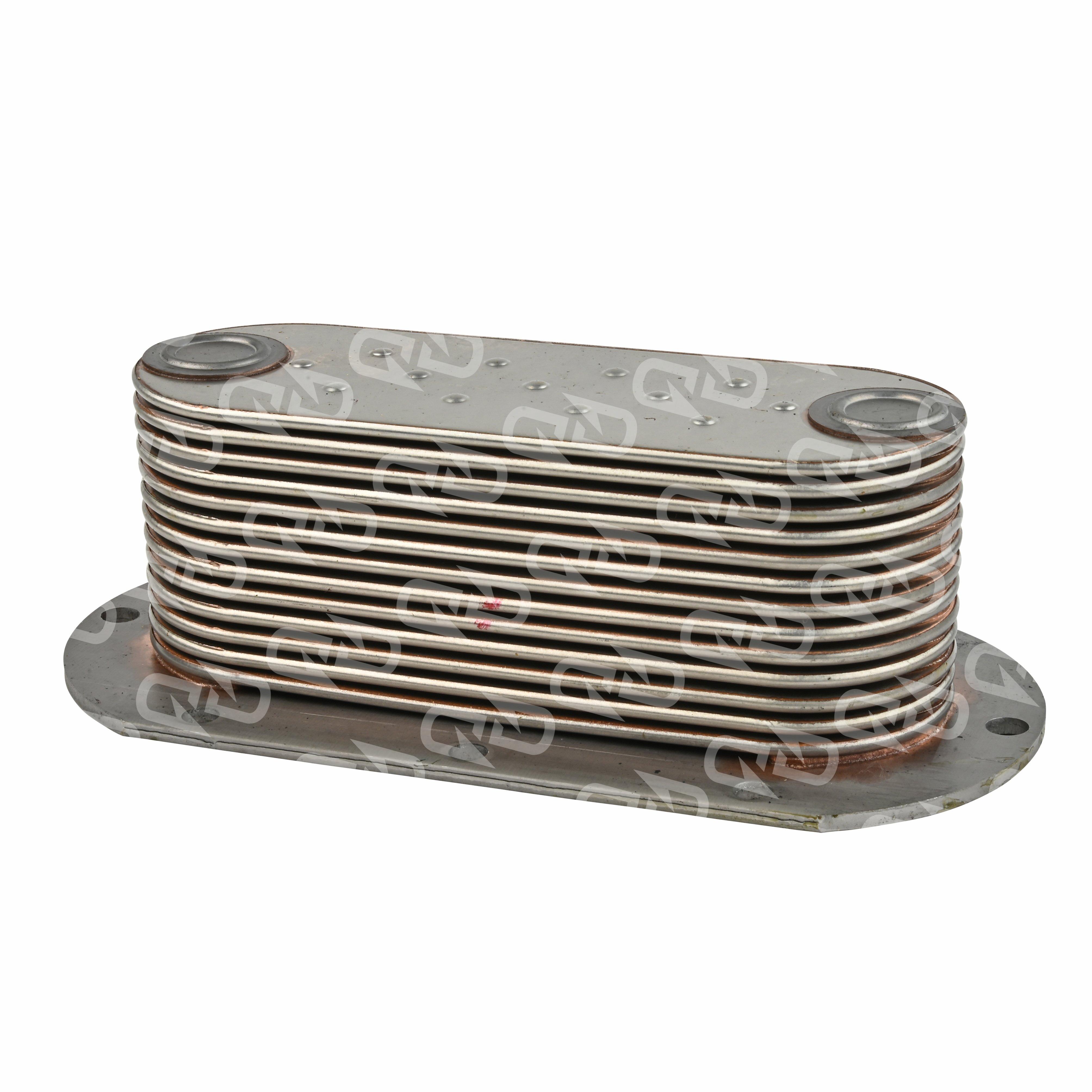 その他 dry cooler ver2 Detroit Oil Cooler Core Assembly, 24 Plate DDE 08547237