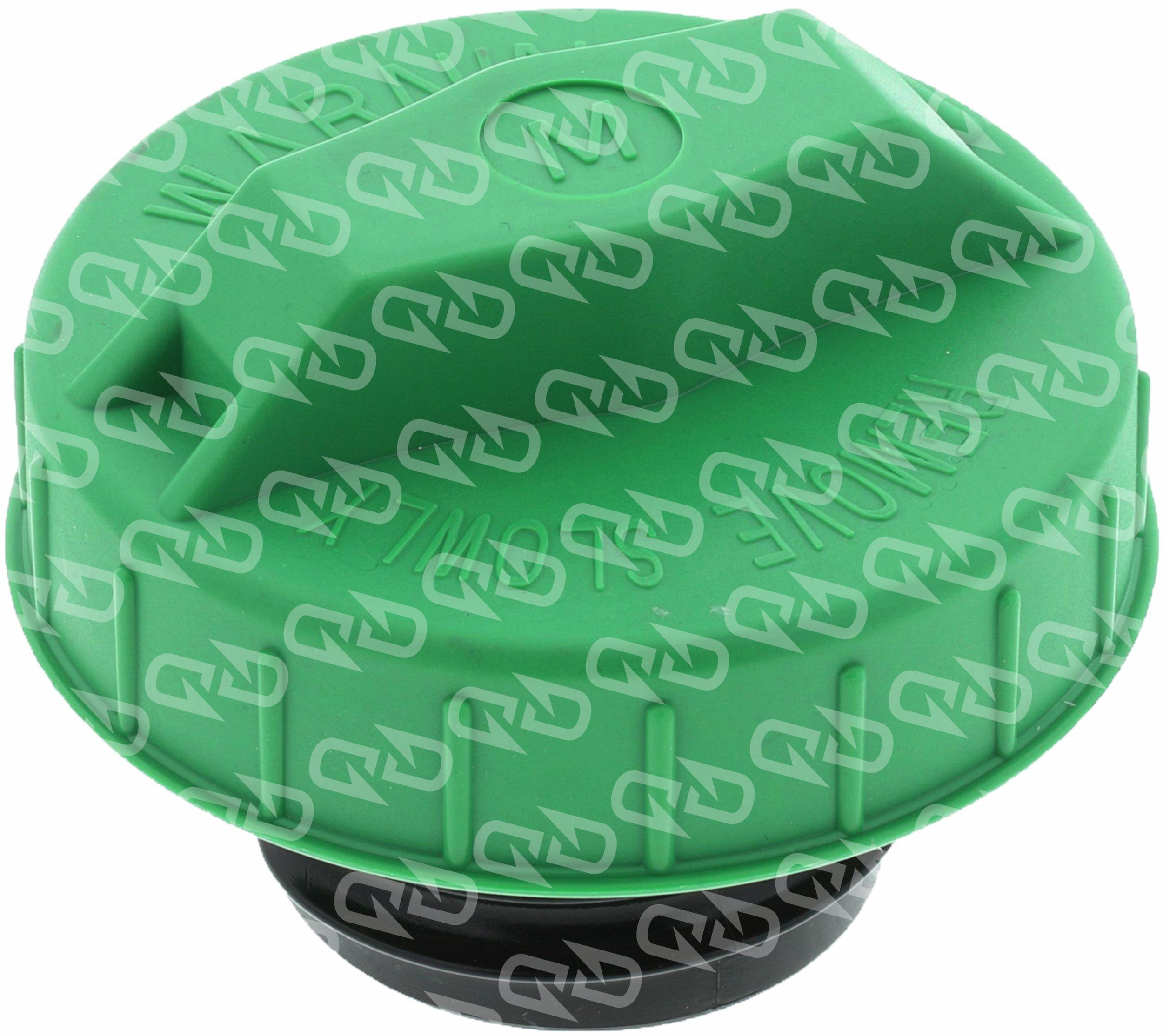 Gates Diesel Only Green Fuel Cap, 225/32 in Pressure Vacuum, 125/32 x
