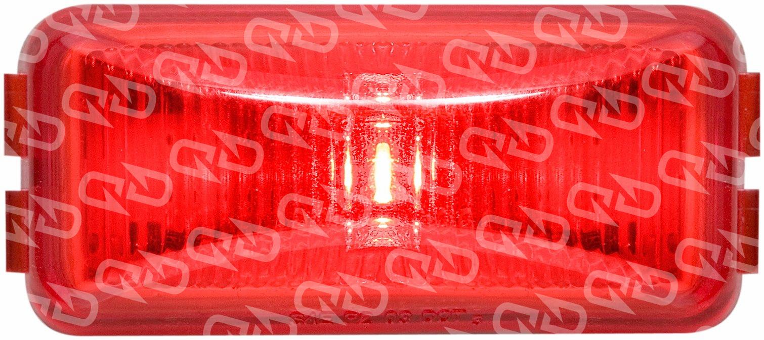 Optronics Red LED Marker/Clearance Light, Mini Thinline, SnapIn Mount