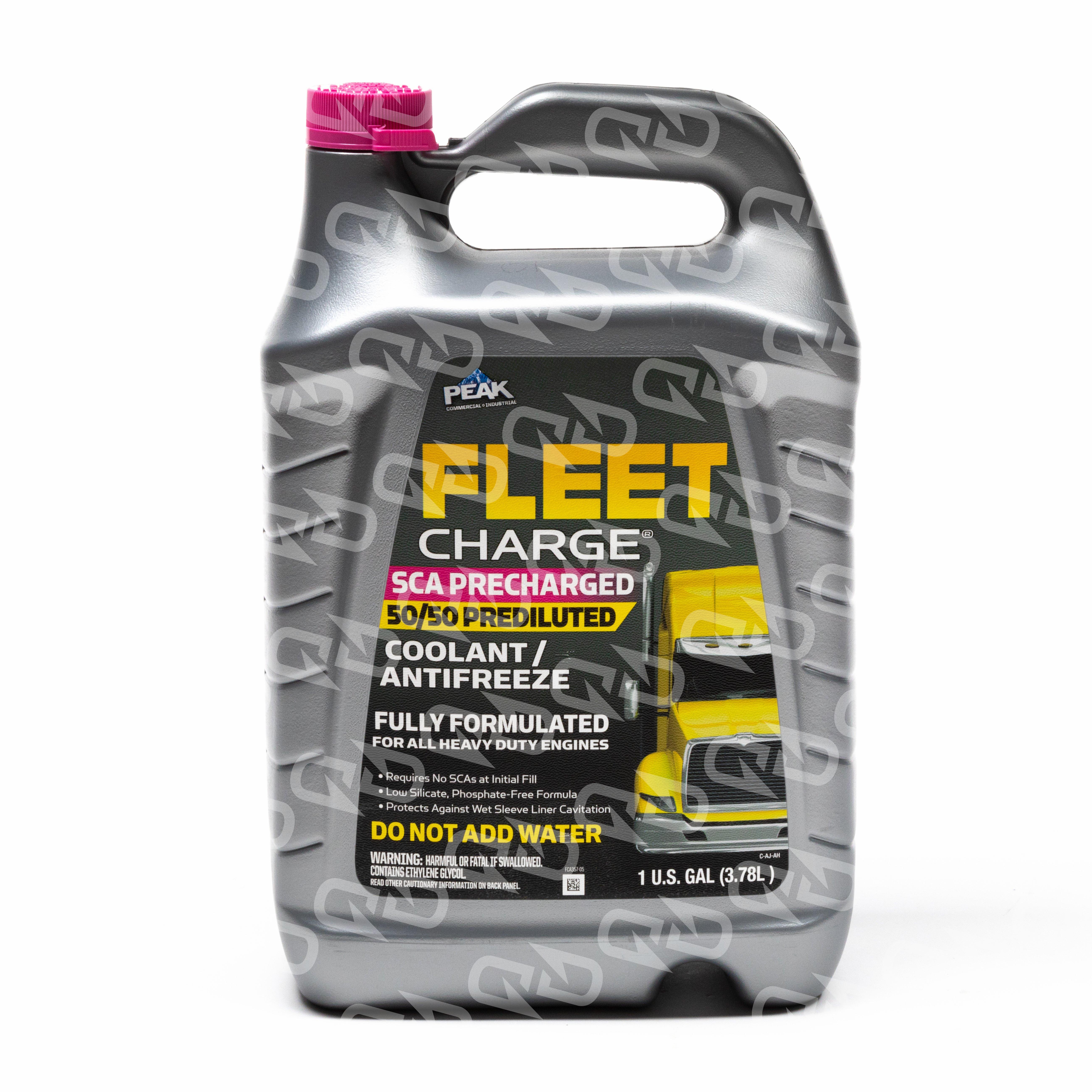 Peak Fleet Charge Coolant, 50/50 Prediluted, SCA Precharged