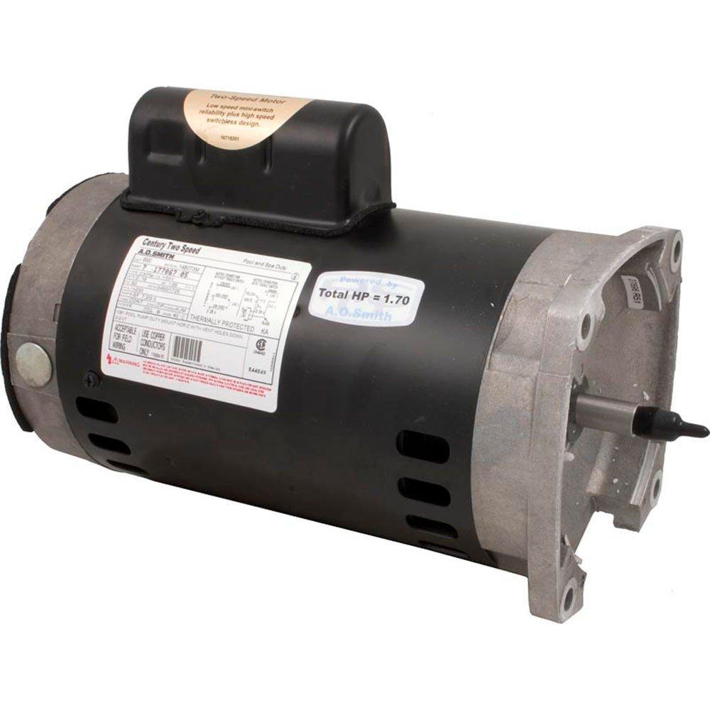 B2982 Square Flange 1hp Dual Speed Full Rated 56y Pool And Spa Pump Motor