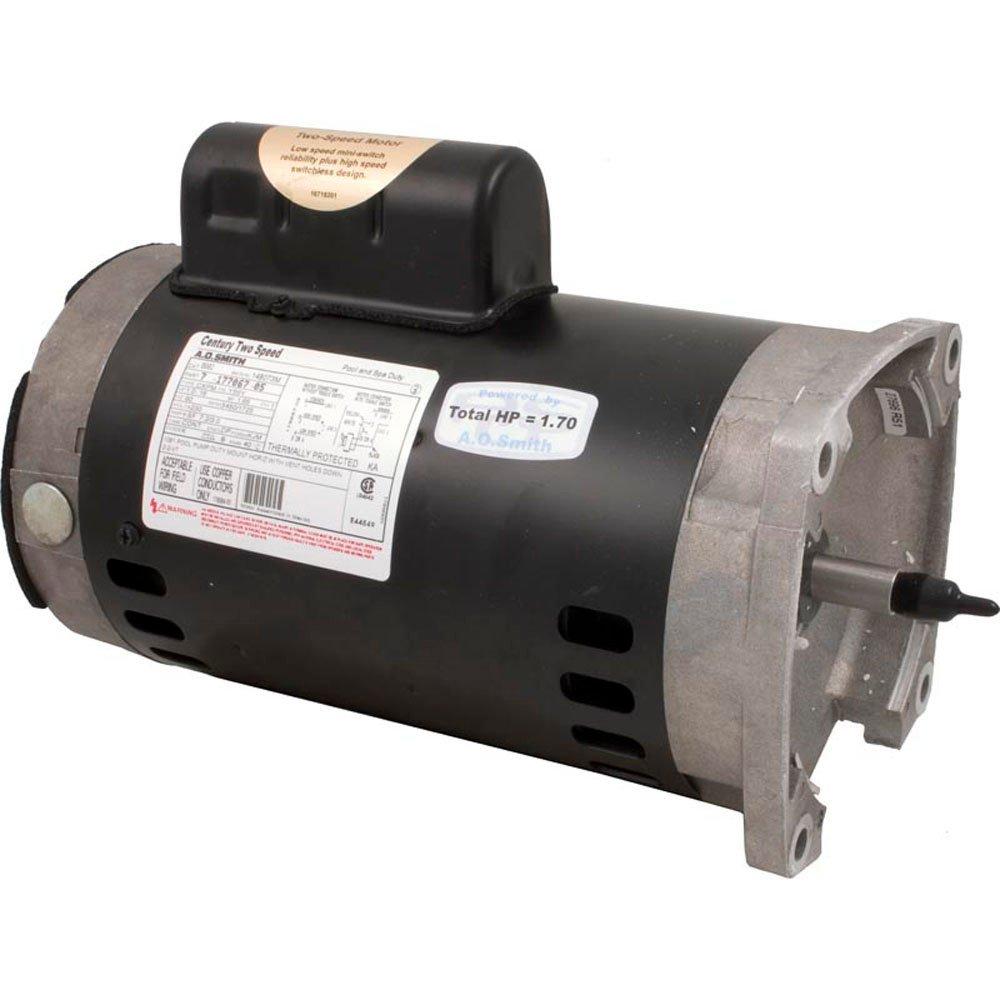 Century AO Smith B2982 Square Flange 1HP Dual Speed Full Rated 56Y Pool and Spa Pump Motor