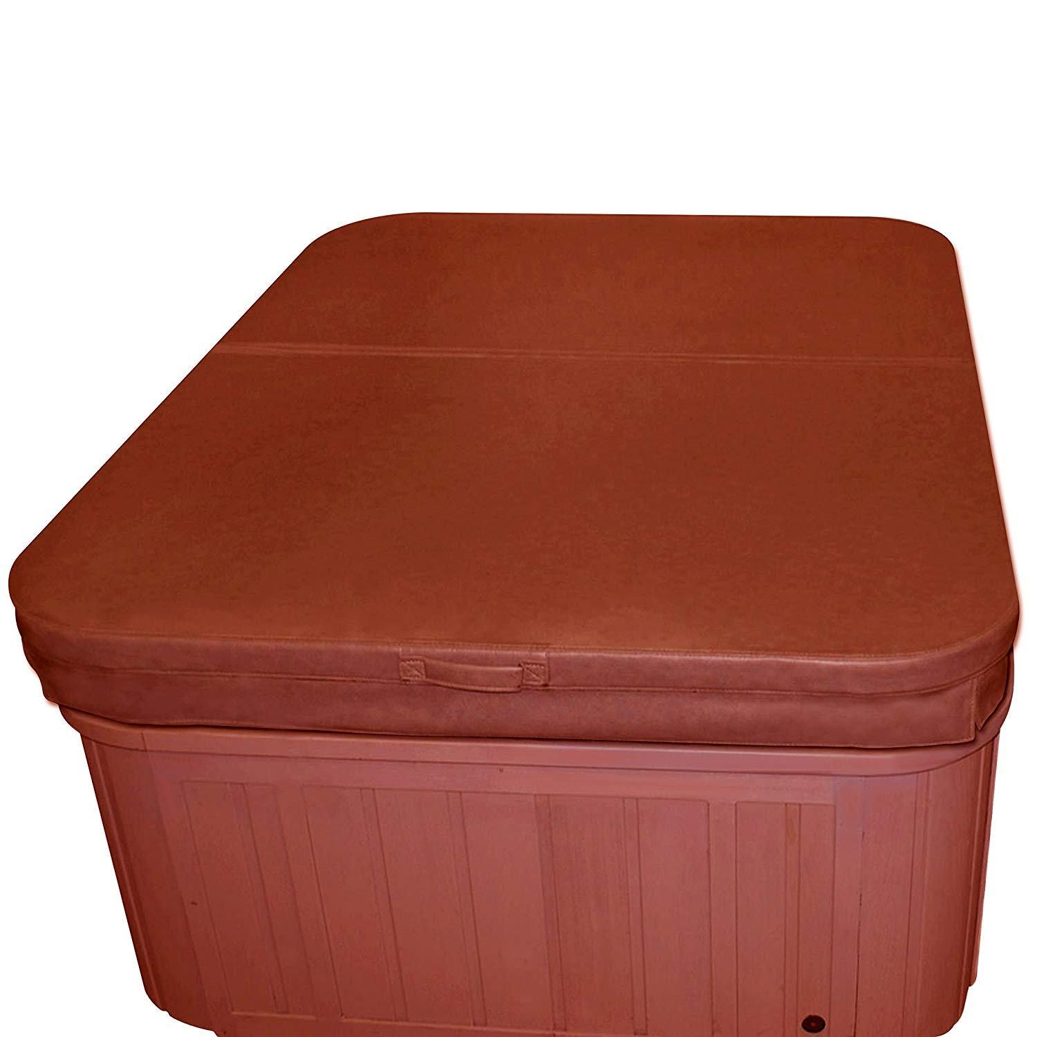 87" X 74" Hot Tub Cover, Brown