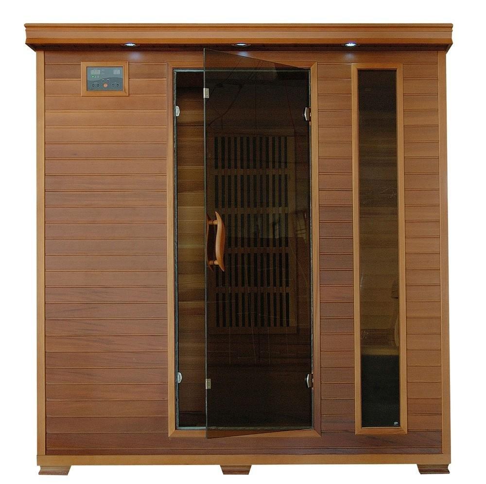 4-person Cedar Sauna With Carbon Heaters