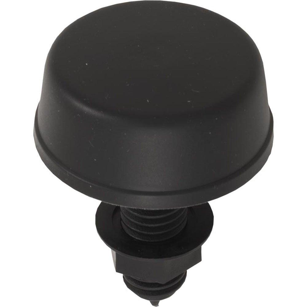 Air Button, Mushroom Cap, Black, #6433