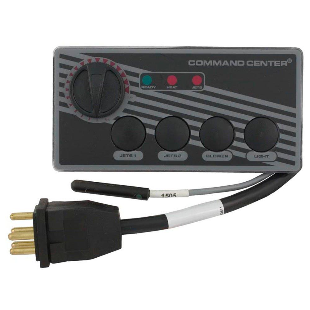 Topside Control Panel, 4 Button, 240v, 10 Foot Cable W/ Thermostat And Temperature Probe