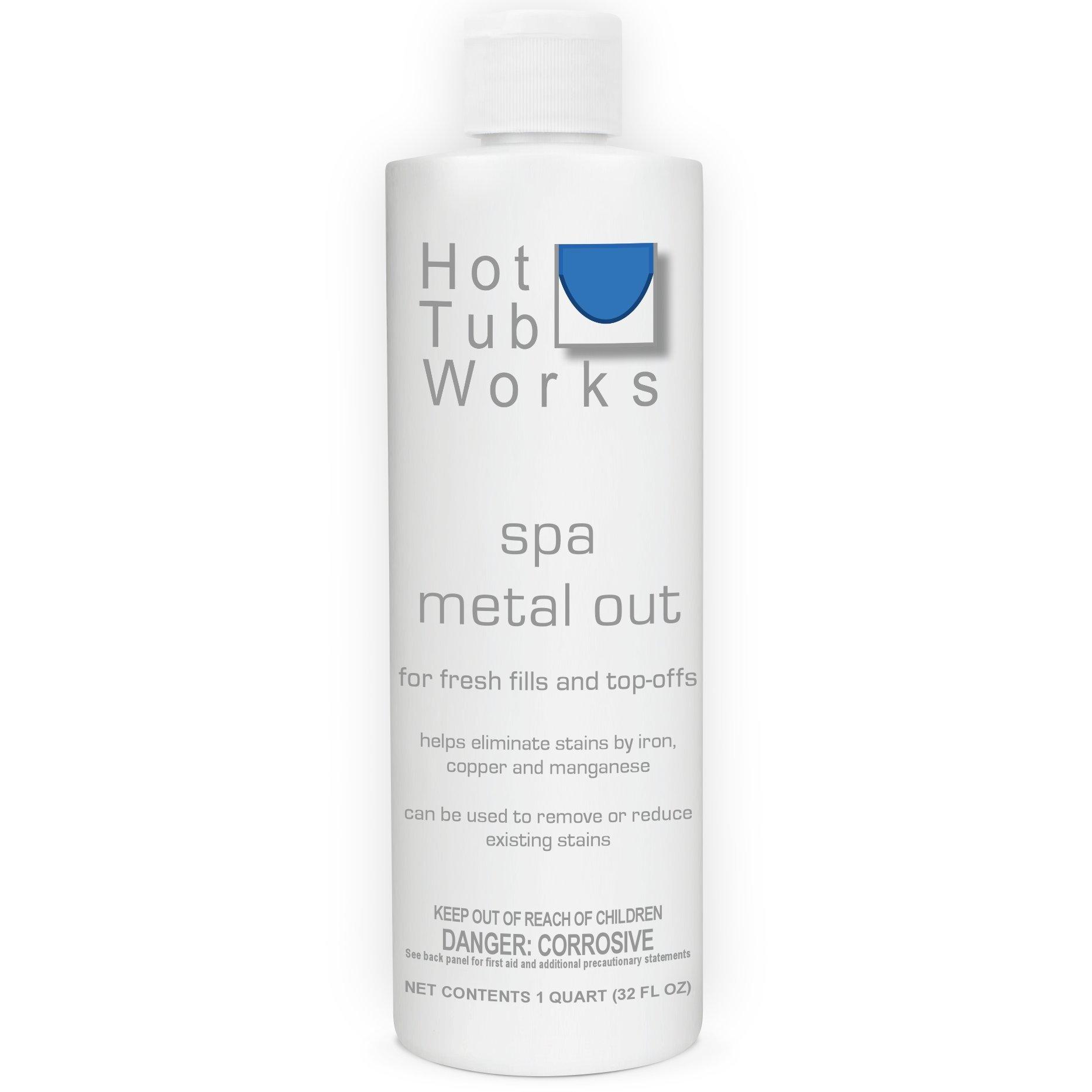 Hot Tub Works Spa Metal Out Water Clarifier 32oz