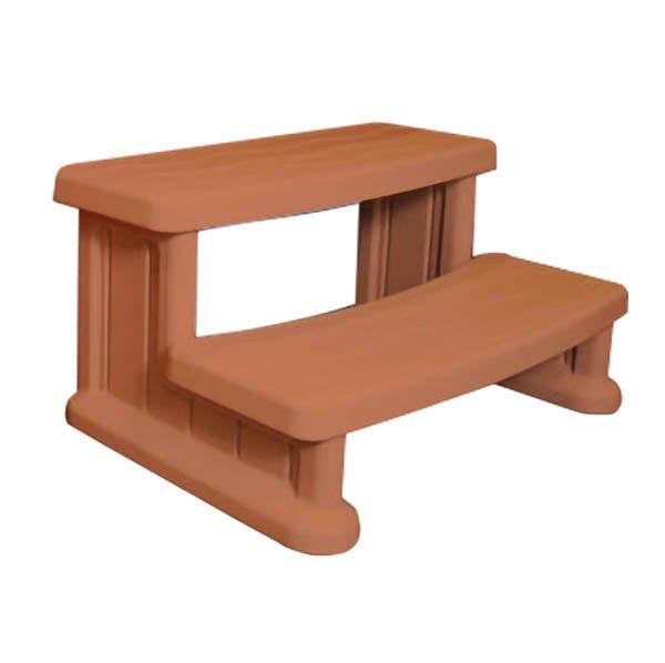 Cover Valet Deluxe Two Toned Spa Step Redwood