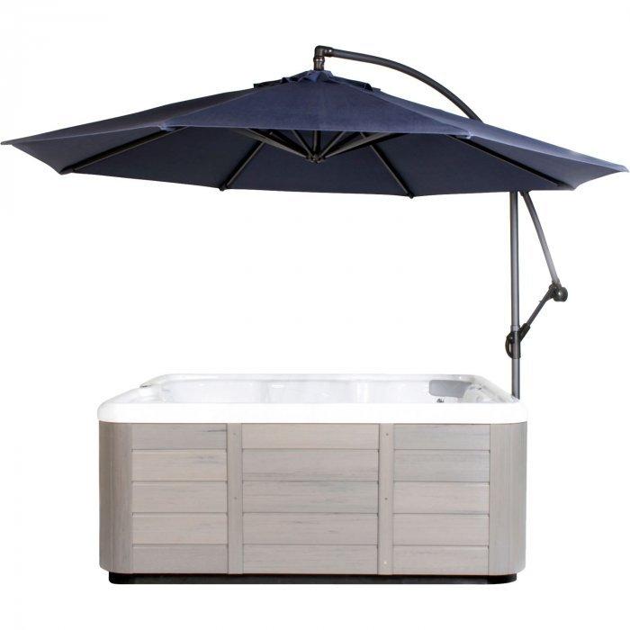 Cover Valet 10 Ft Market Hot Tub Umbrella Blue
