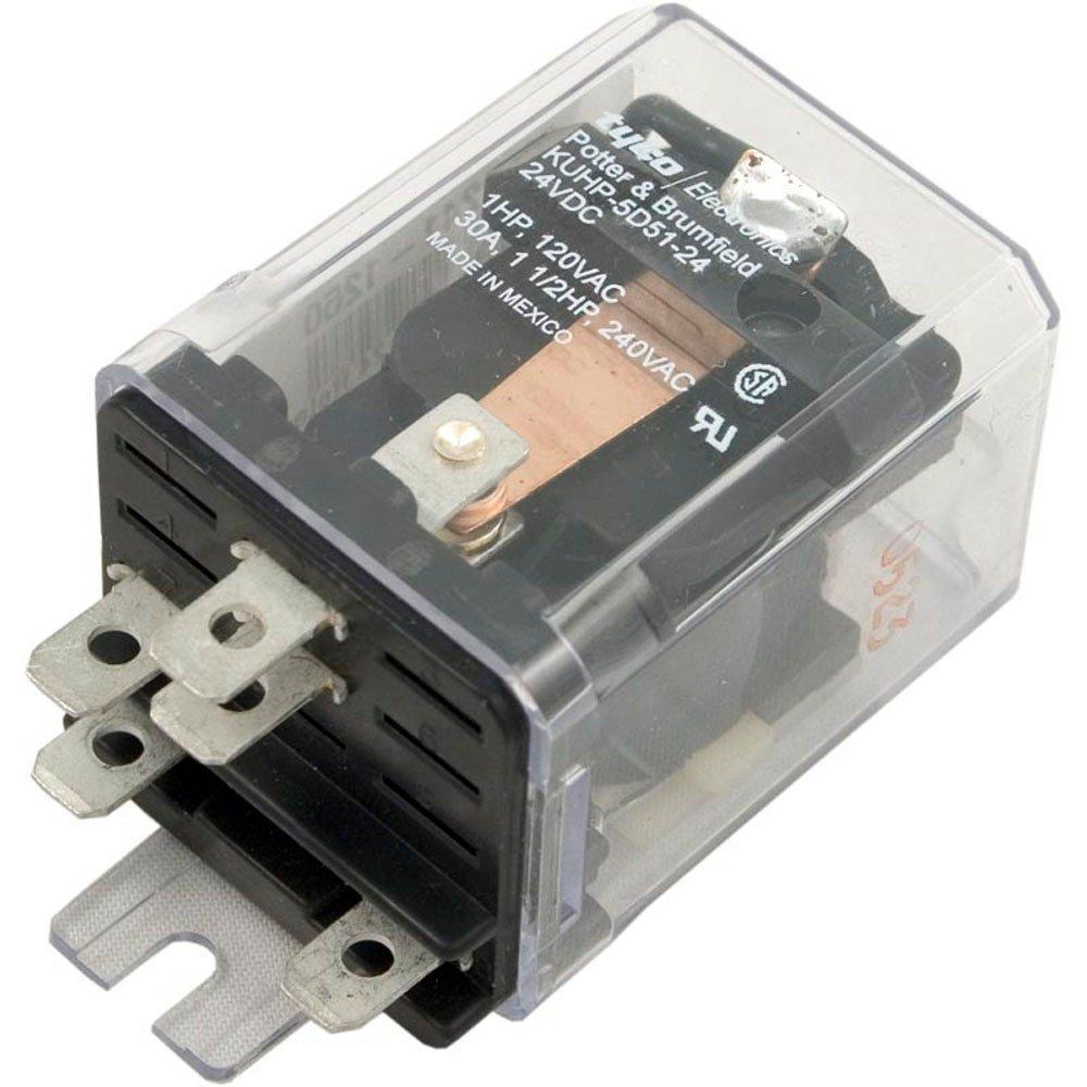 Ice Cube Style Power Relay, Spdt 5-pin, 24vdc Coil, 30a