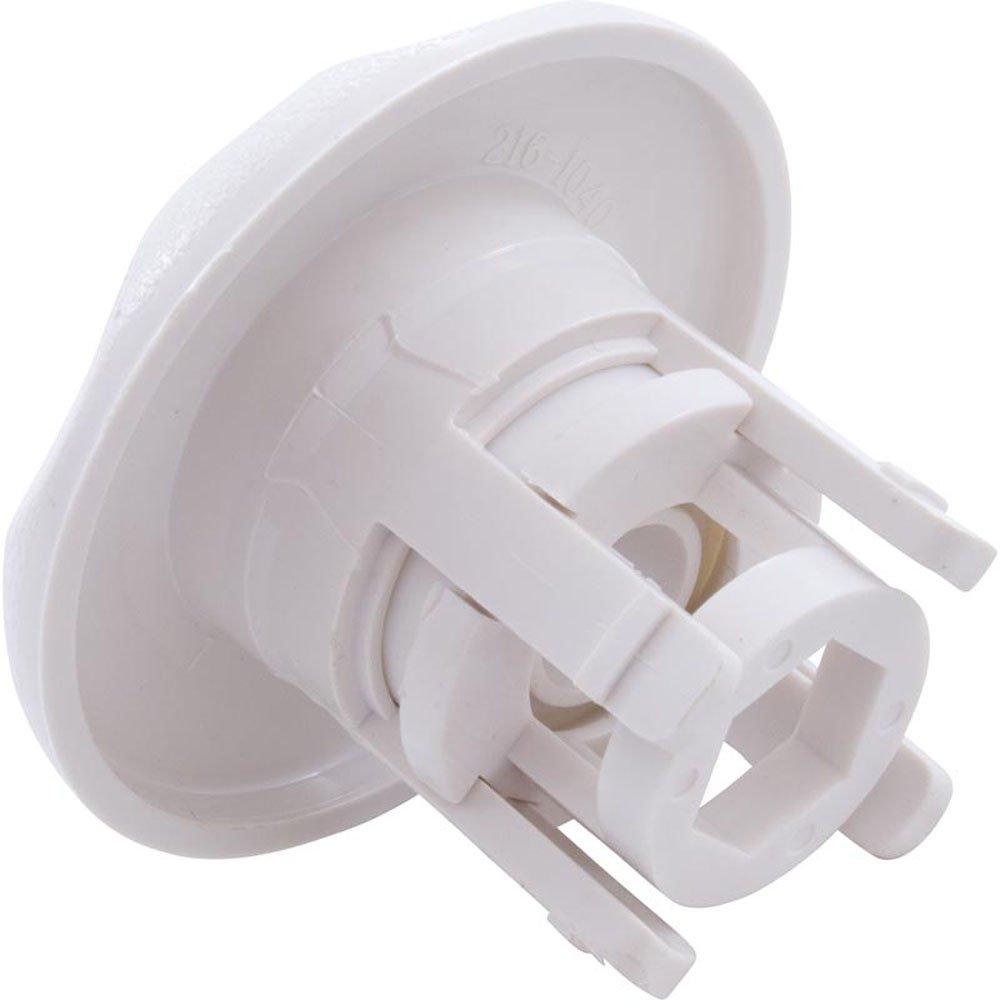 Mini Pulsator Snap-in Spa Jet Eyeball Internals With Five-scallop Textured Escutcheon, White
