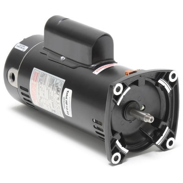 Sq1202 Square Flange 2 Hp Full Rated 48y Pool Pump Motor, 11.2a 230v