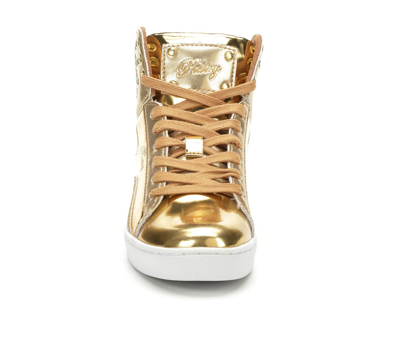 Women's Pastry Pop Tart Glitter High Top Sneakers