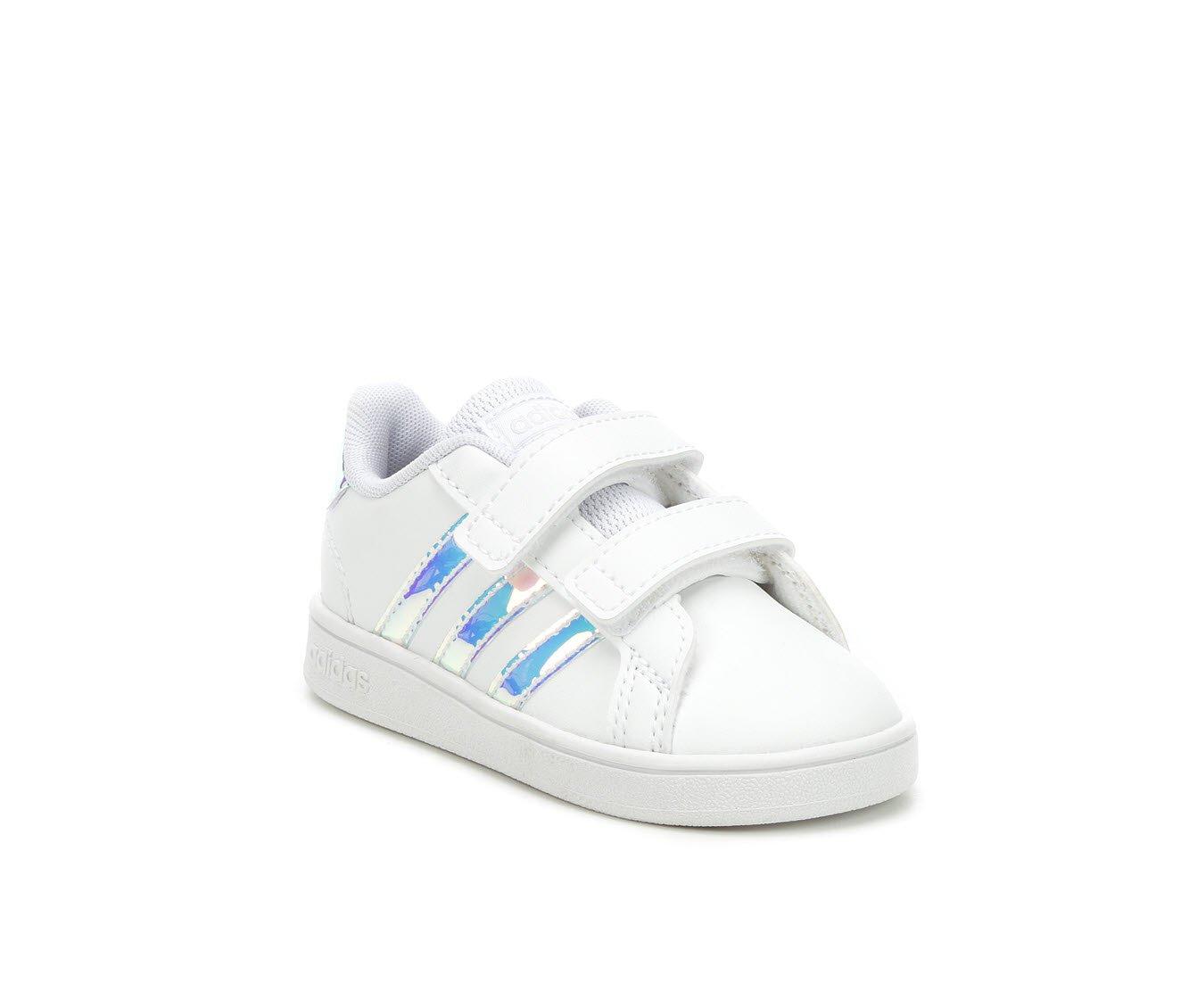 Girls' Adidas Infant & Toddler Grand Court Sneakers