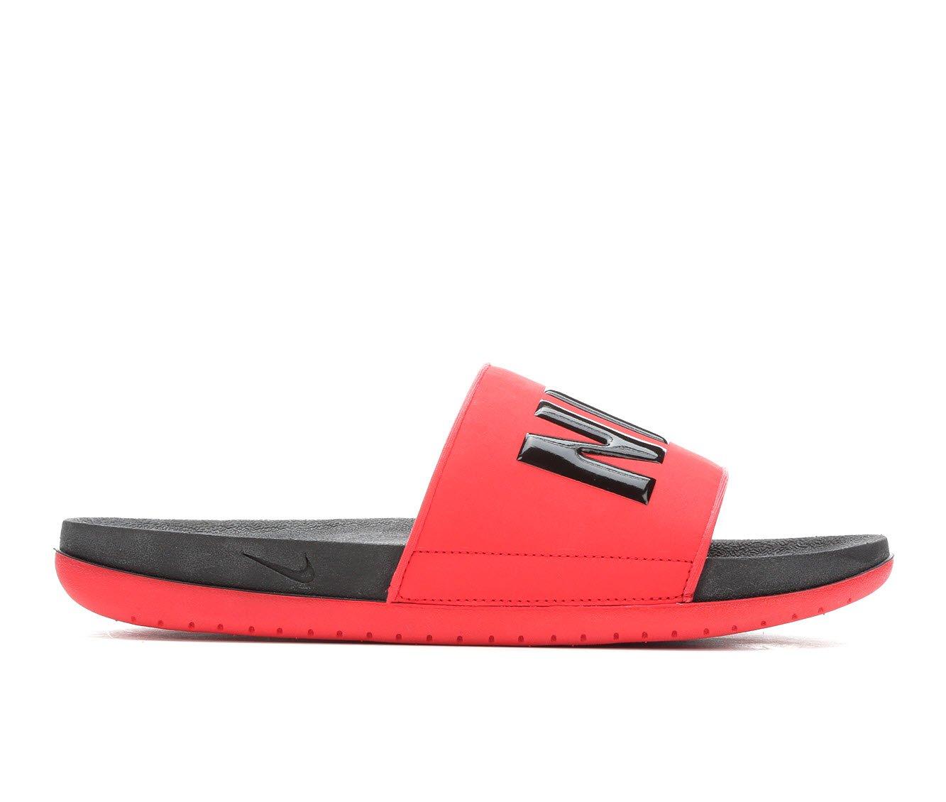 All red nike sandals sale