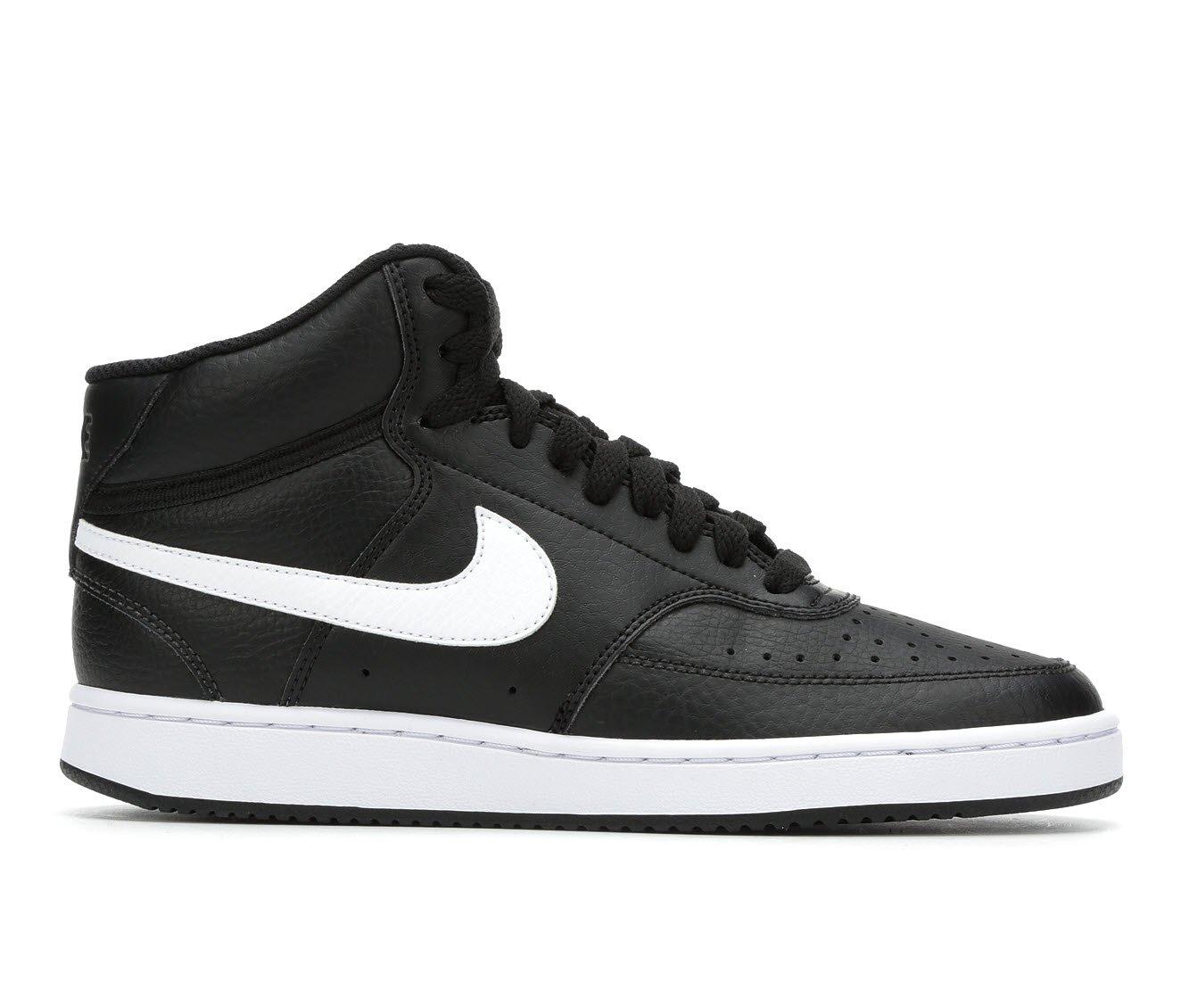 Black high store top nike sneakers