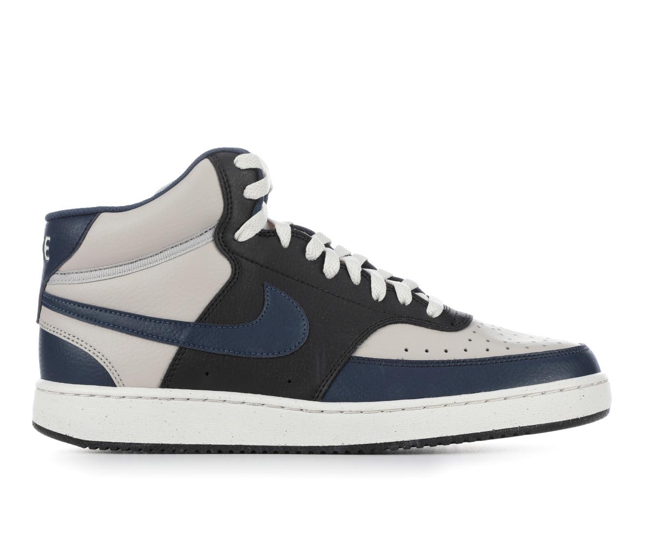 Nike Men\'s Blue Black White High-Top Athletic Sneakers Nike Air Jordan 1 Mid Blue Chill IM6567-121 Men main image 3