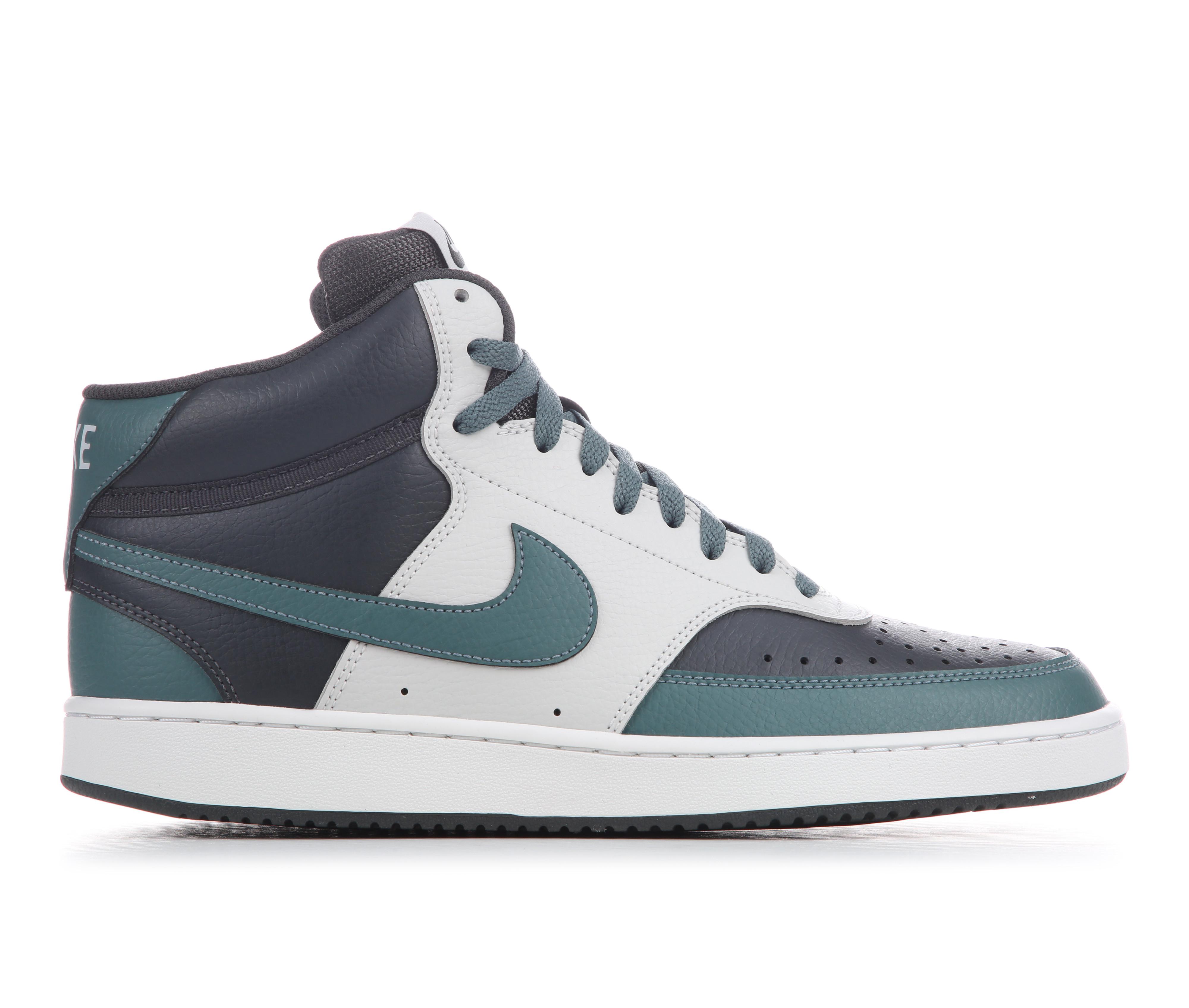 Nike Men\'s Gray and White High-Top Athletic Sneakers Nike SF Air Force 1 Shoes Mens Size 7 Gray Suede High Top  main image 2