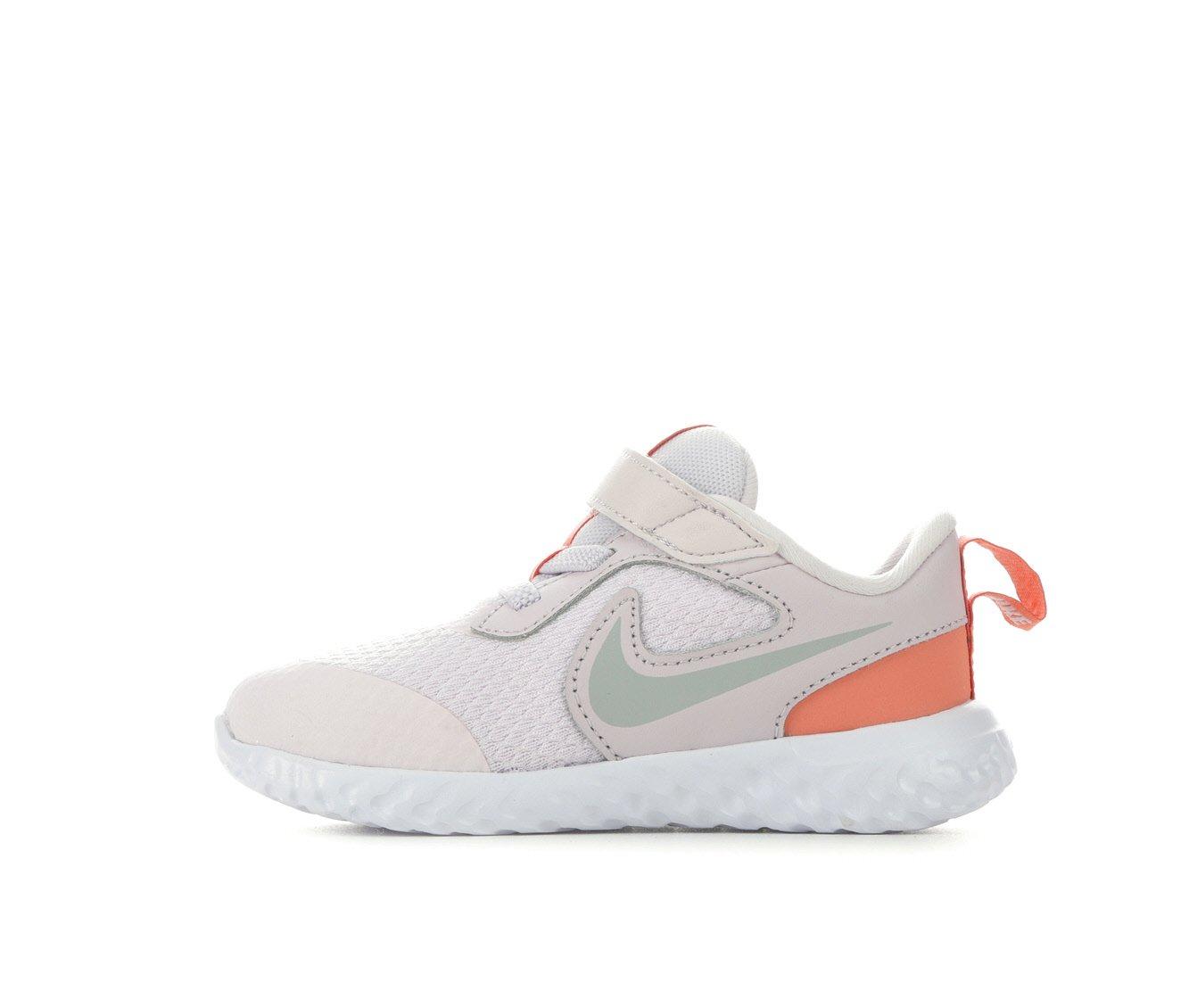 nike revolution 5 infant grey pink