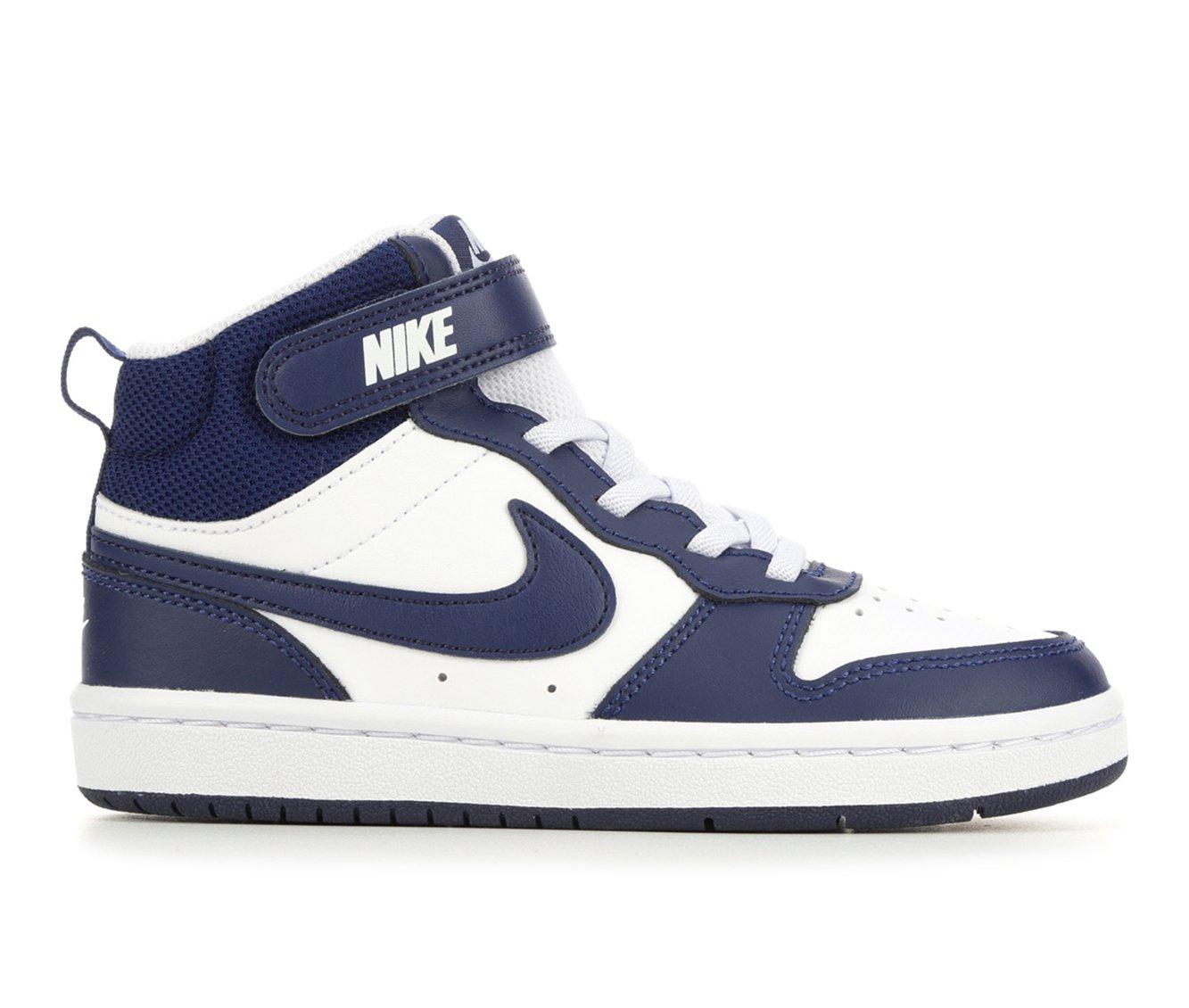 Nike high tops on sale blue and black