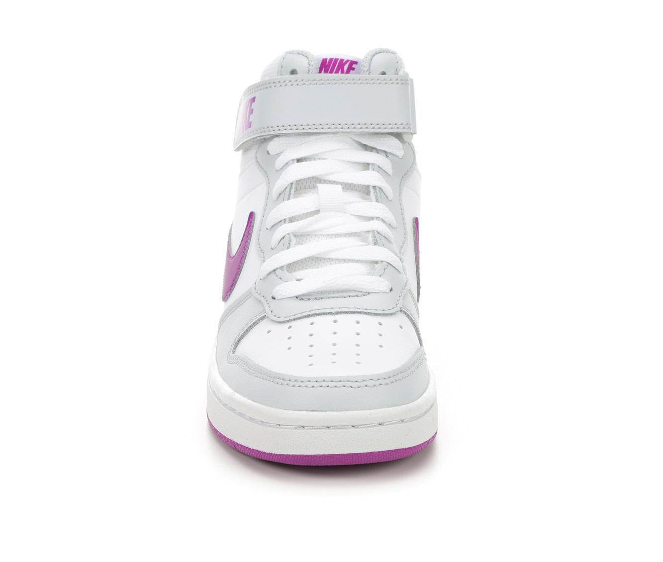 Girls' Nike Big Kid Court Borough Mid 2 Sneakers