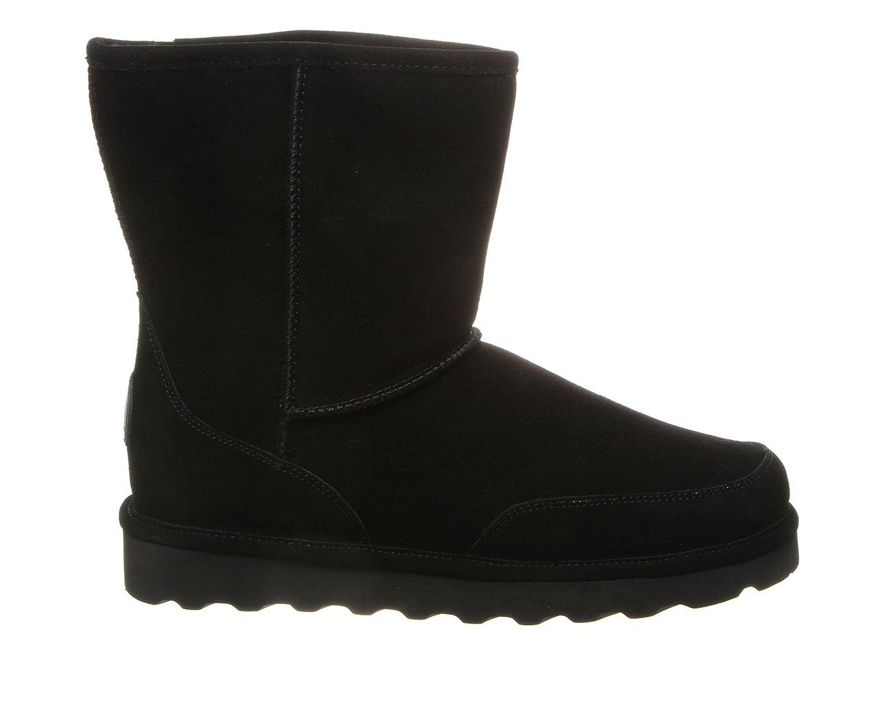 wide width black suede boots