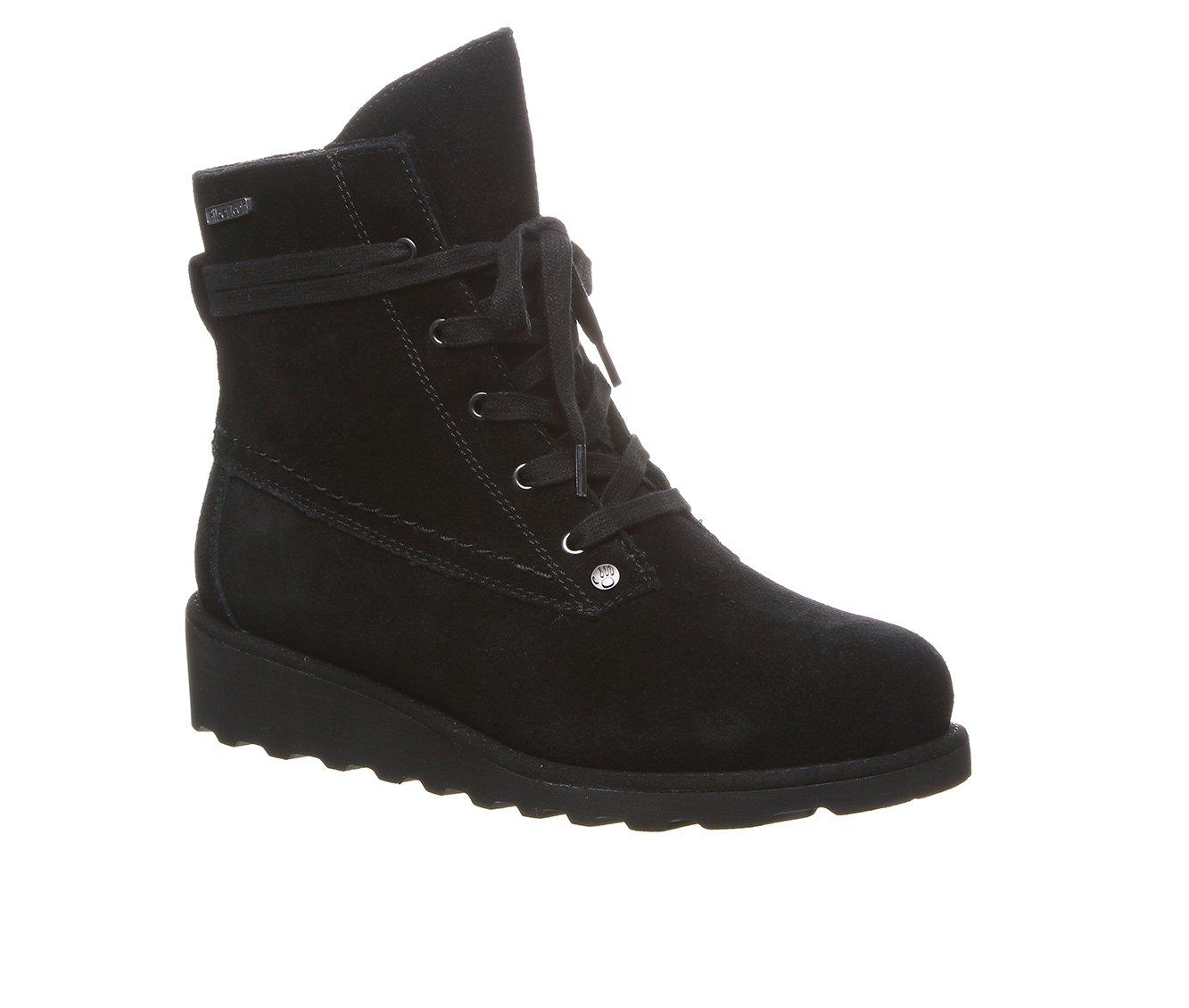 wide width wedge booties