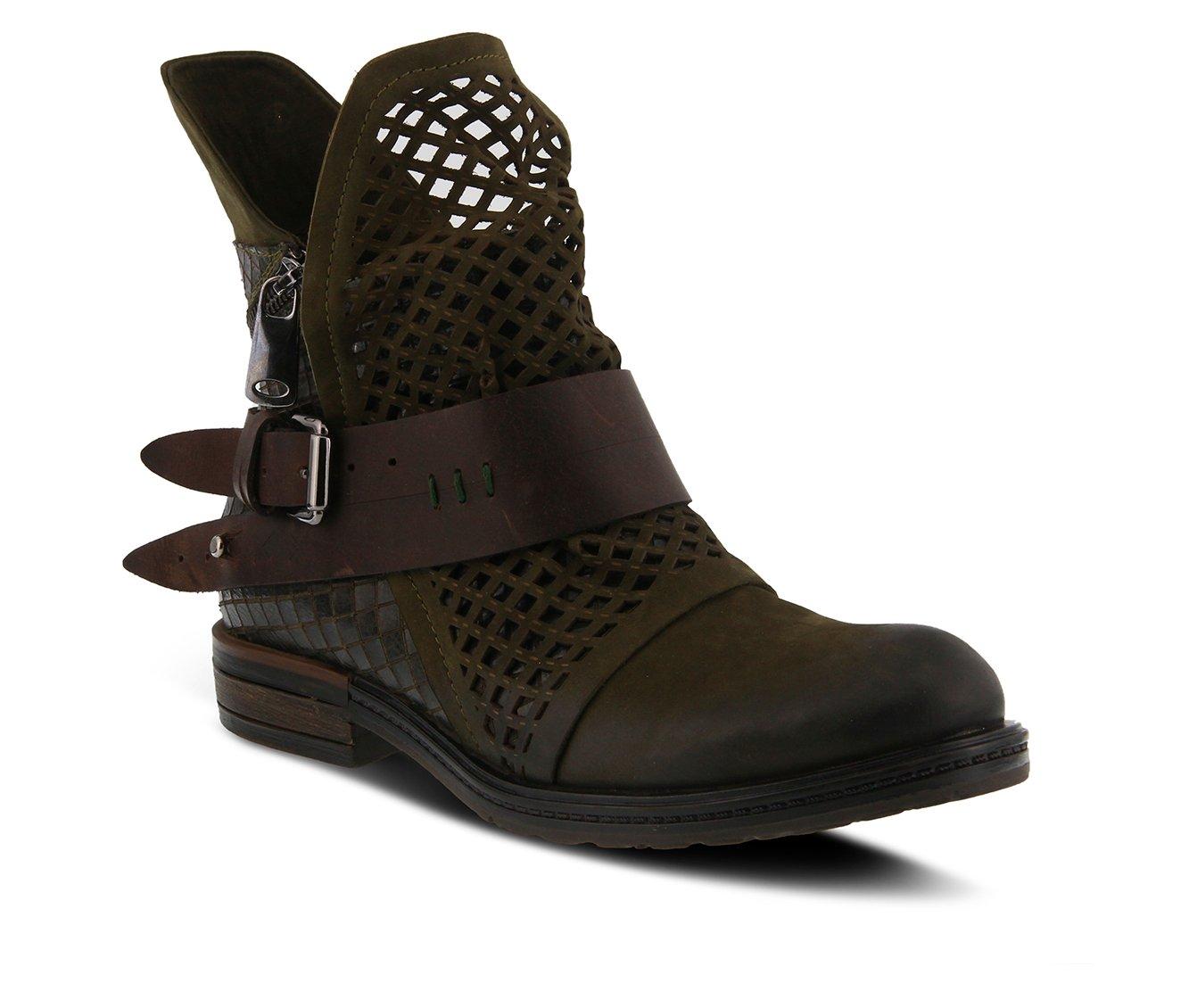 Women's SPRING STEP Gavotta Moto Boots