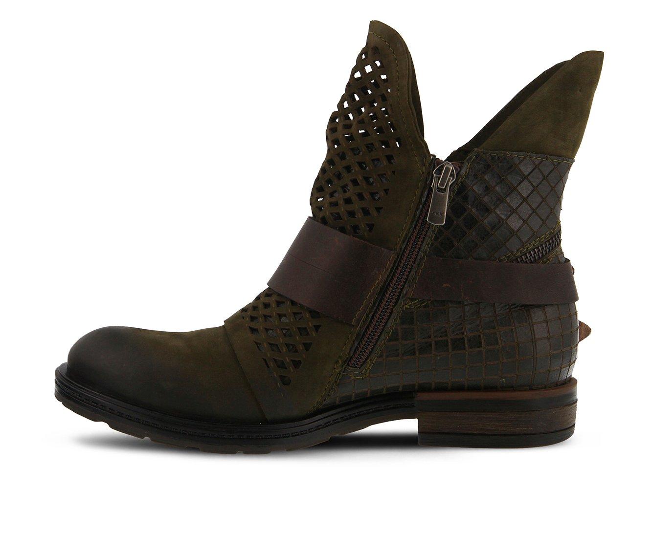 Women's SPRING STEP Gavotta Moto Boots