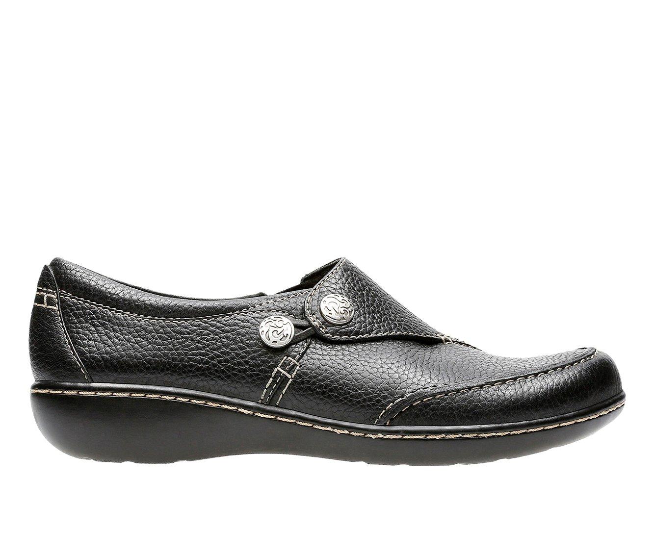 clarks clogs wide width