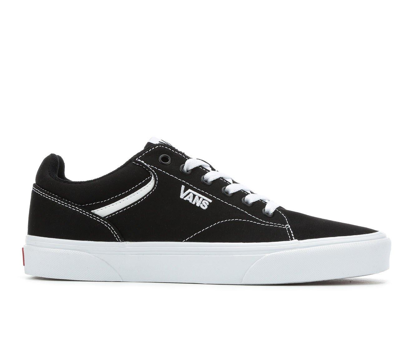 Black and white store vans shoe carnival