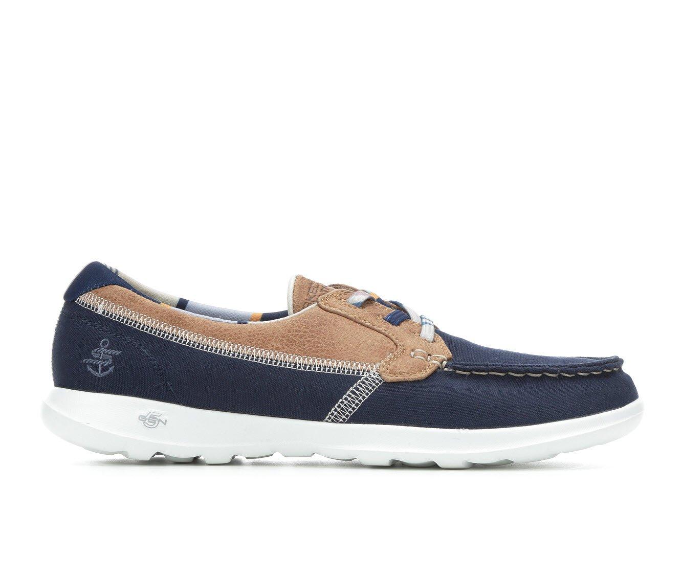 skechers navy boat shoes