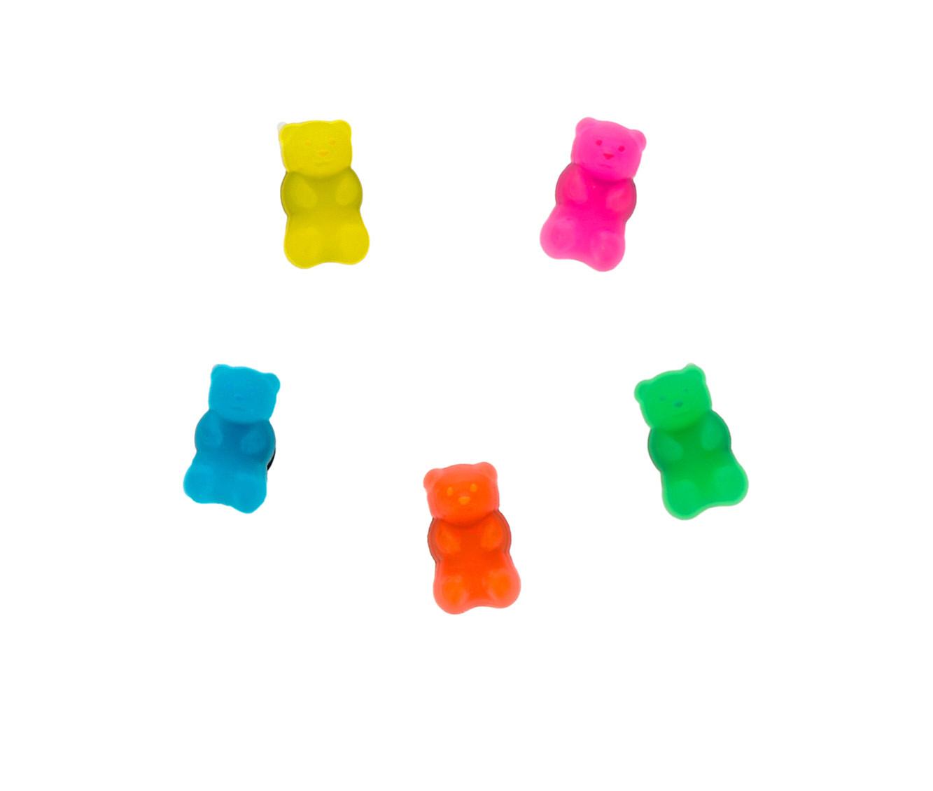 Clear Gummy Bear Croc Charms 