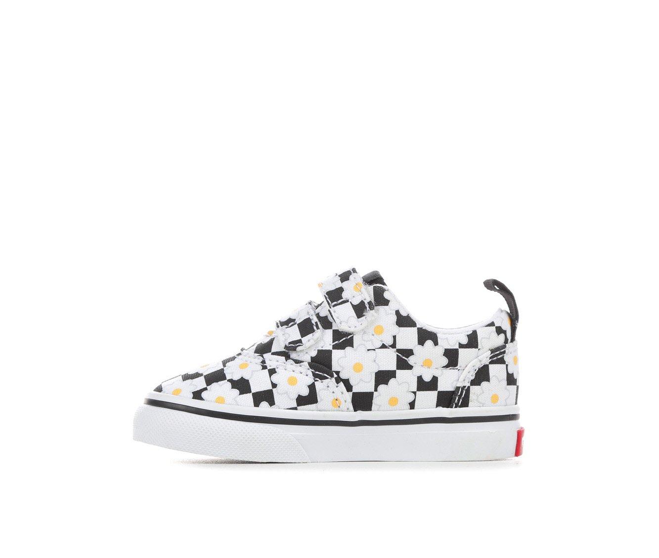 velcro vans checkered