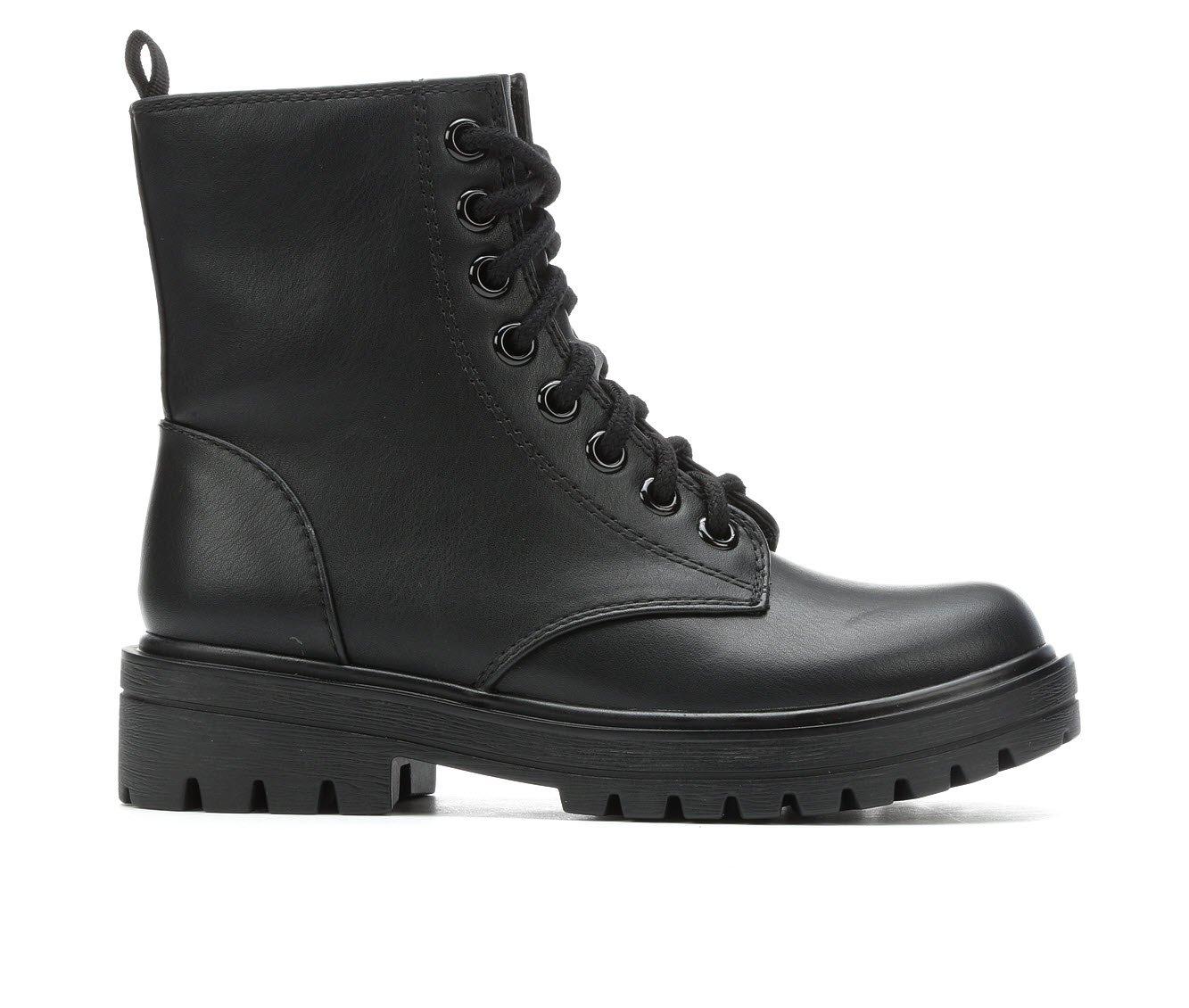 Black army shop boots womens