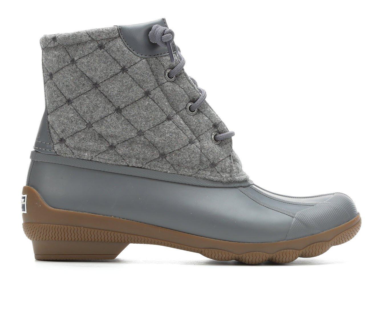 Grey and teal hot sale sperry duck boots