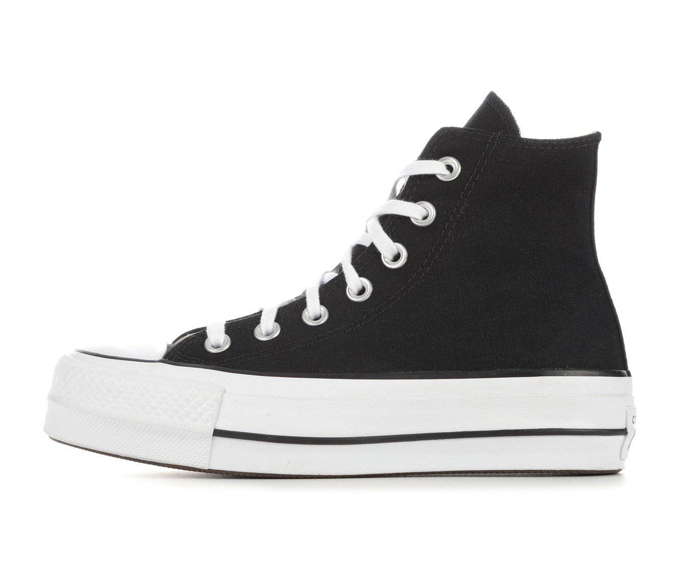 white platform converse shoe carnival