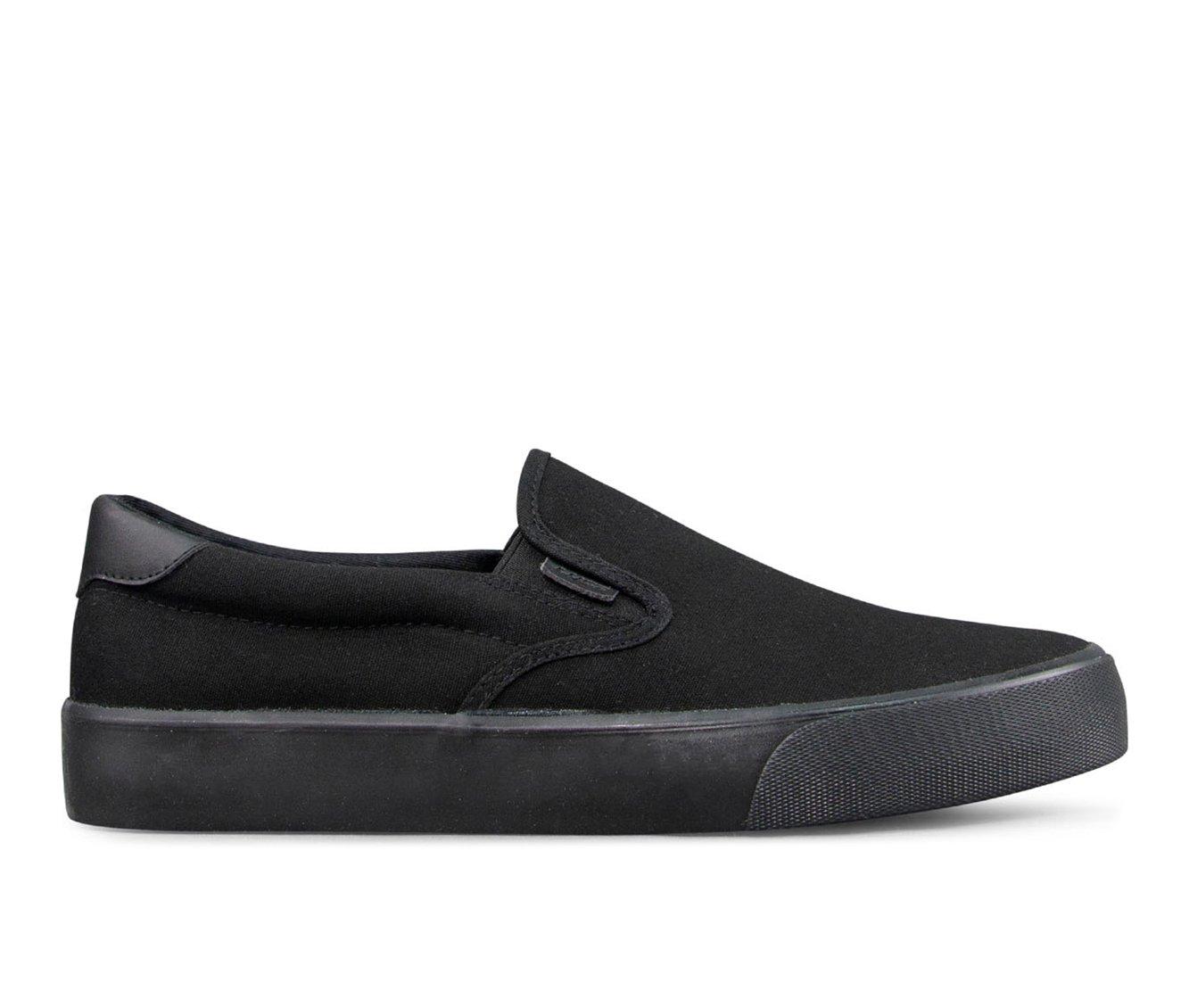 Lugz Men\'s Slip-On Canvas Loafers in Black and Gum Men main image 4