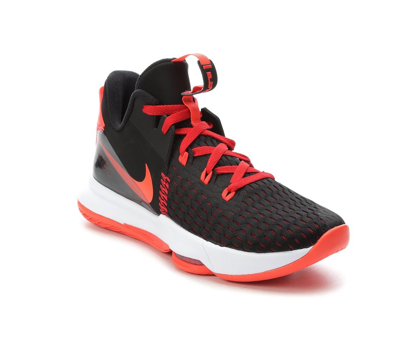 basketball shoes red and black