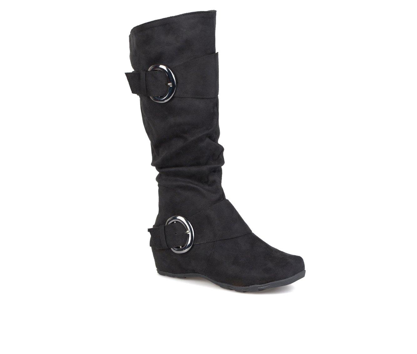 black jester wide calf boot