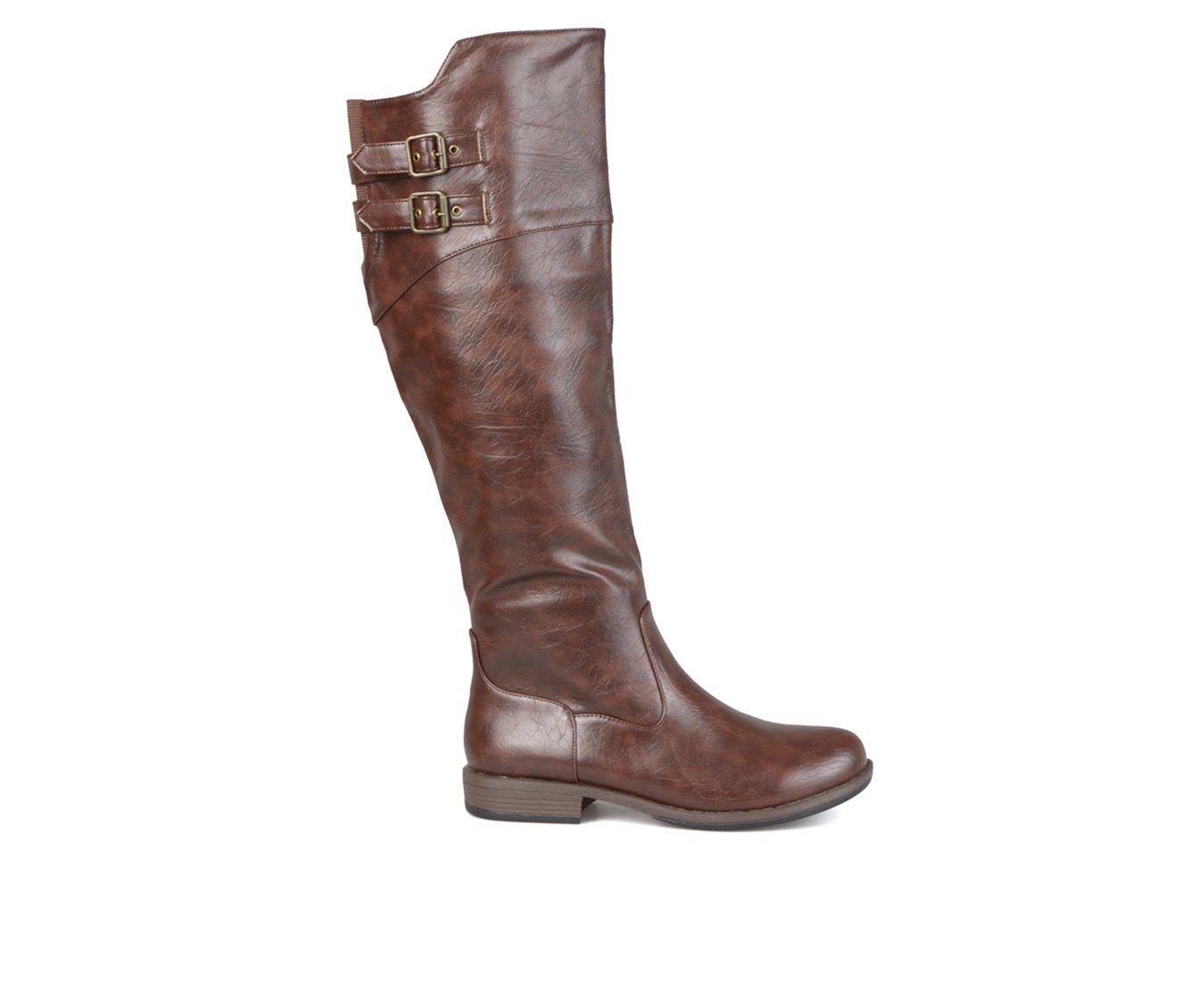 journee collection tori knee high riding boots wide calf