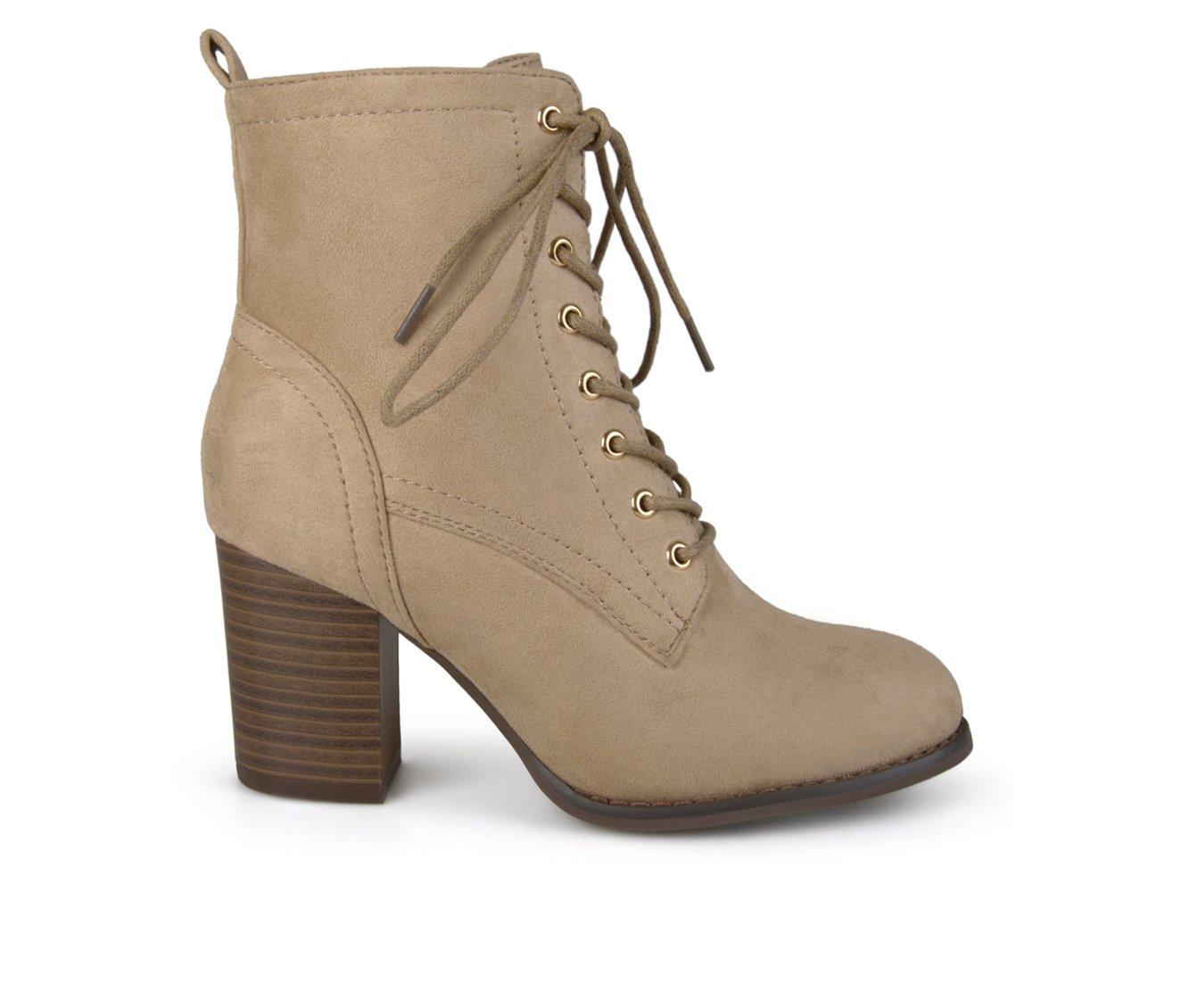 journee lace up booties