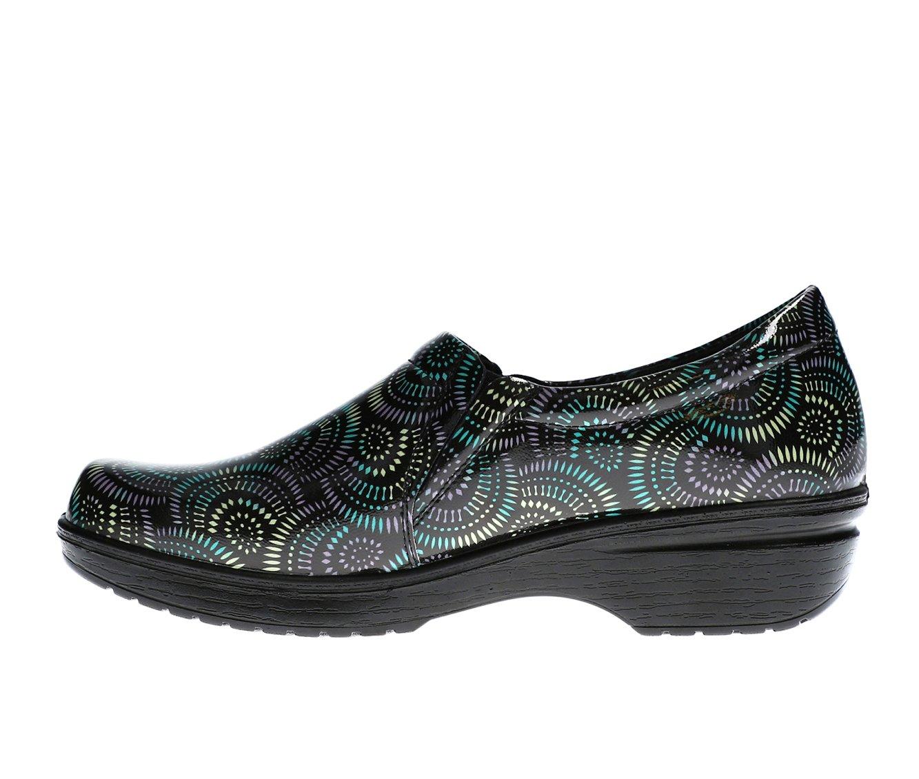 Women's Easy Works by Easy Street Tiffany Iridescent Slip-Resistant Clogs